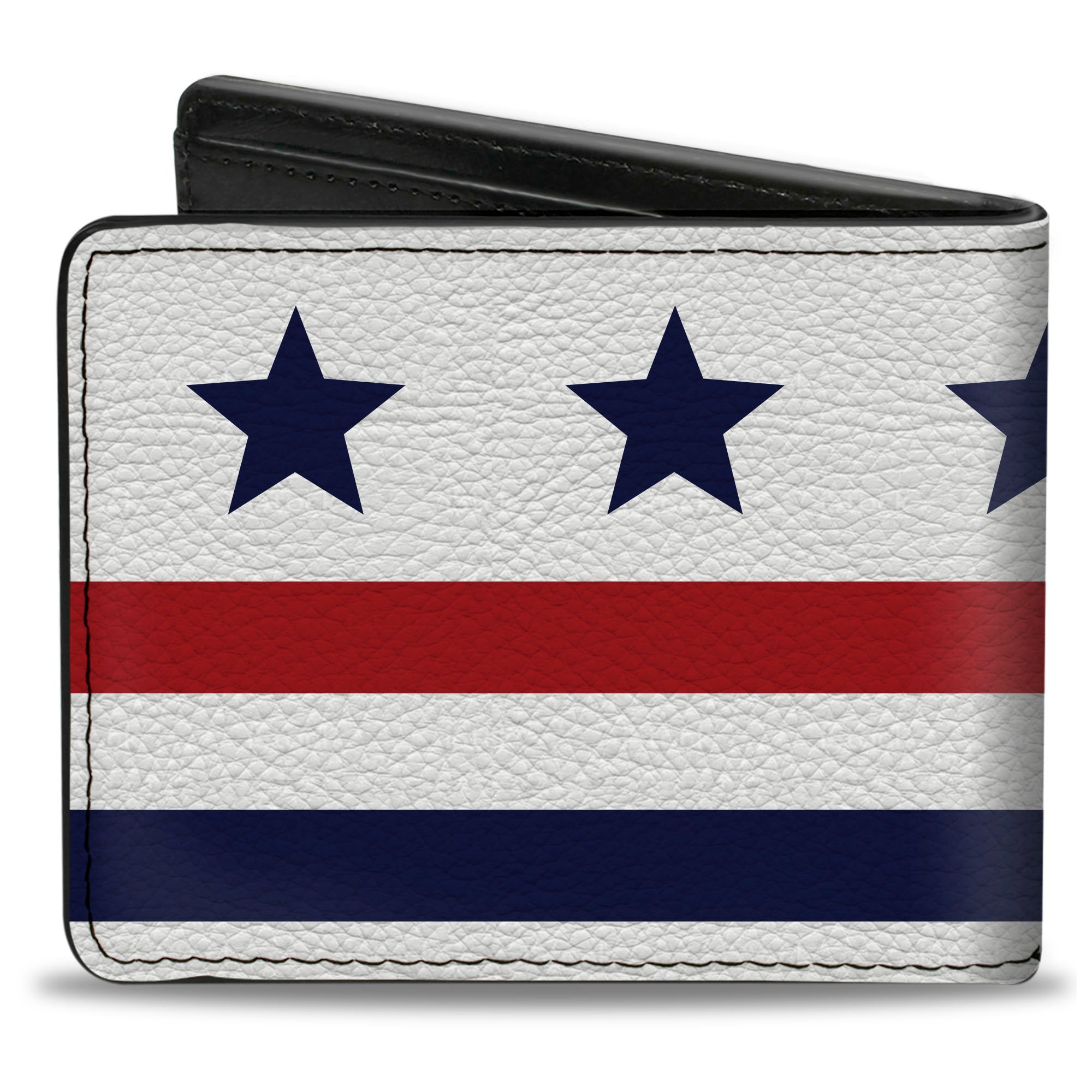 Bi-Fold Wallet - Americana Stars & Stripes7 White Blue Red Bi-Fold Wallets Buckle-Down