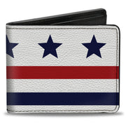 Bi-Fold Wallet - Americana Stars & Stripes7 White Blue Red Bi-Fold Wallets Buckle-Down