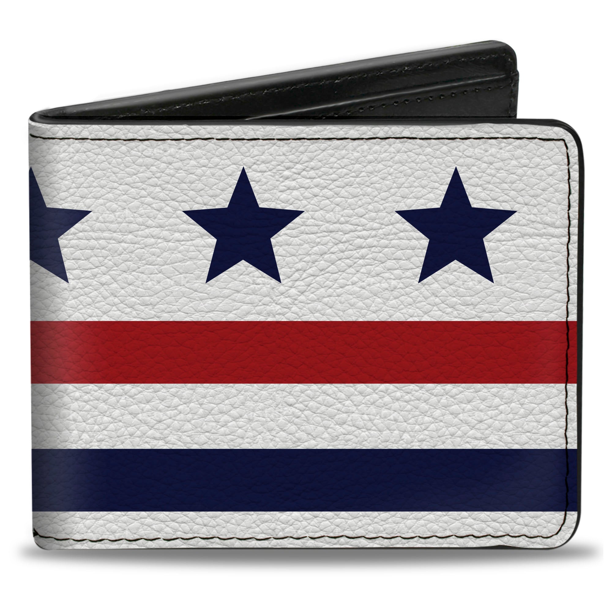Bi-Fold Wallet - Americana Stars & Stripes7 White Blue Red Bi-Fold Wallets Buckle-Down