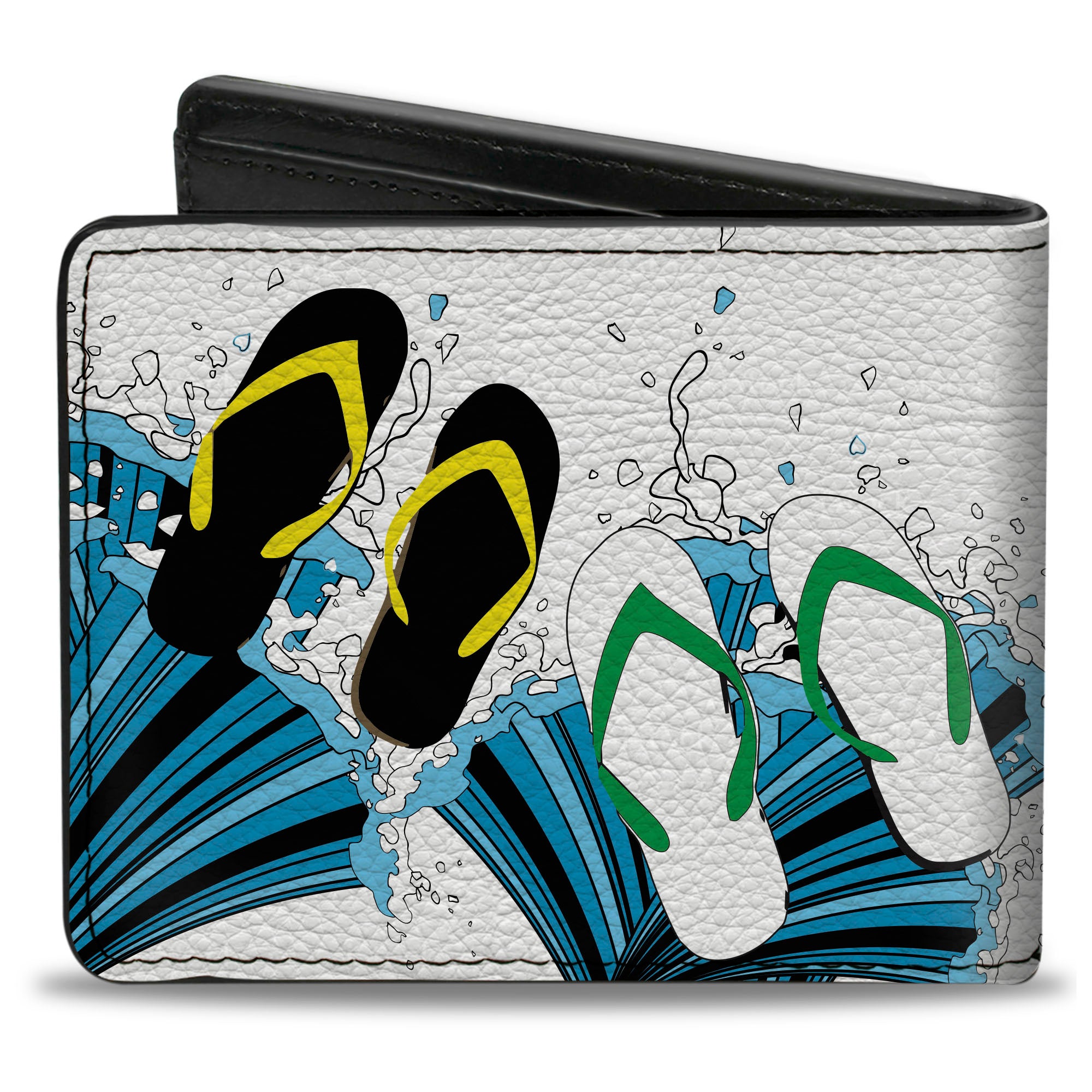 Bi-Fold Wallet - Beach Flip Flops Bi-Fold Wallets Buckle-Down
