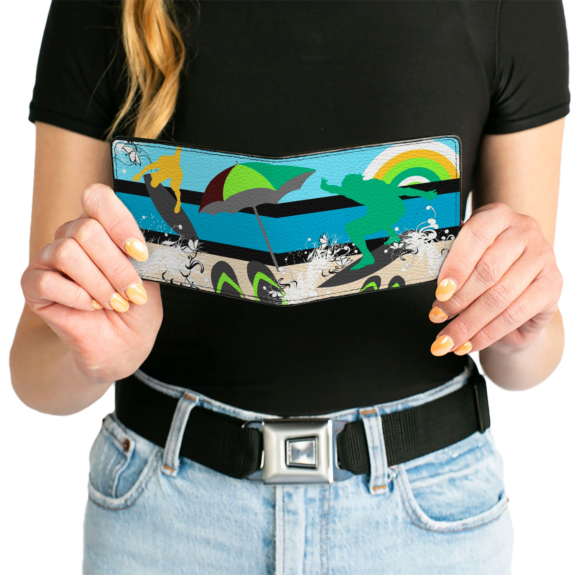 Bi-Fold Wallet - Beach Scene 1 Bi-Fold Wallets Buckle-Down