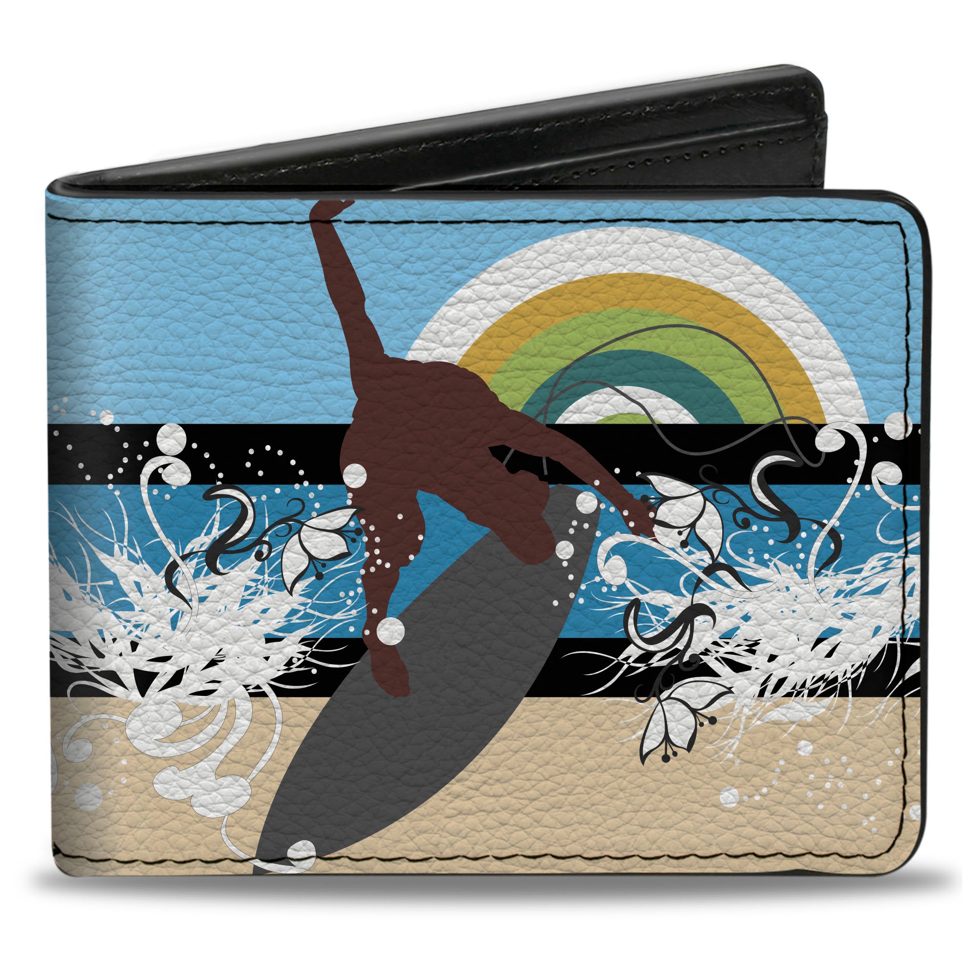 Bi-Fold Wallet - Beach Scene 1 Bi-Fold Wallets Buckle-Down