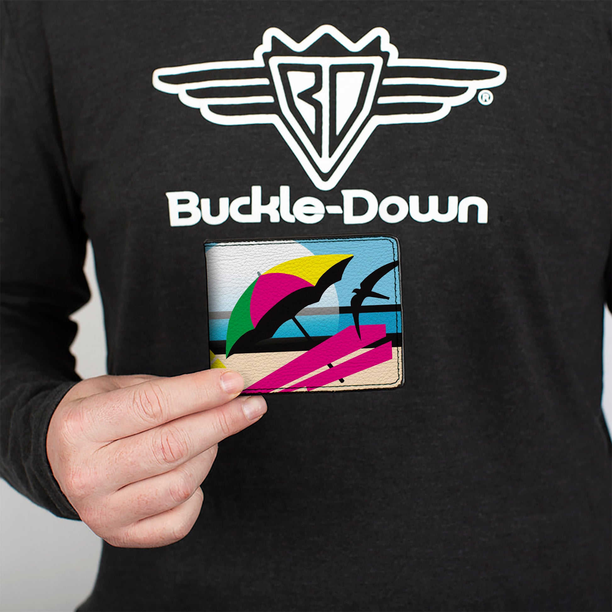 Bi-Fold Wallet - Beach Scene 2 Bi-Fold Wallets Buckle-Down