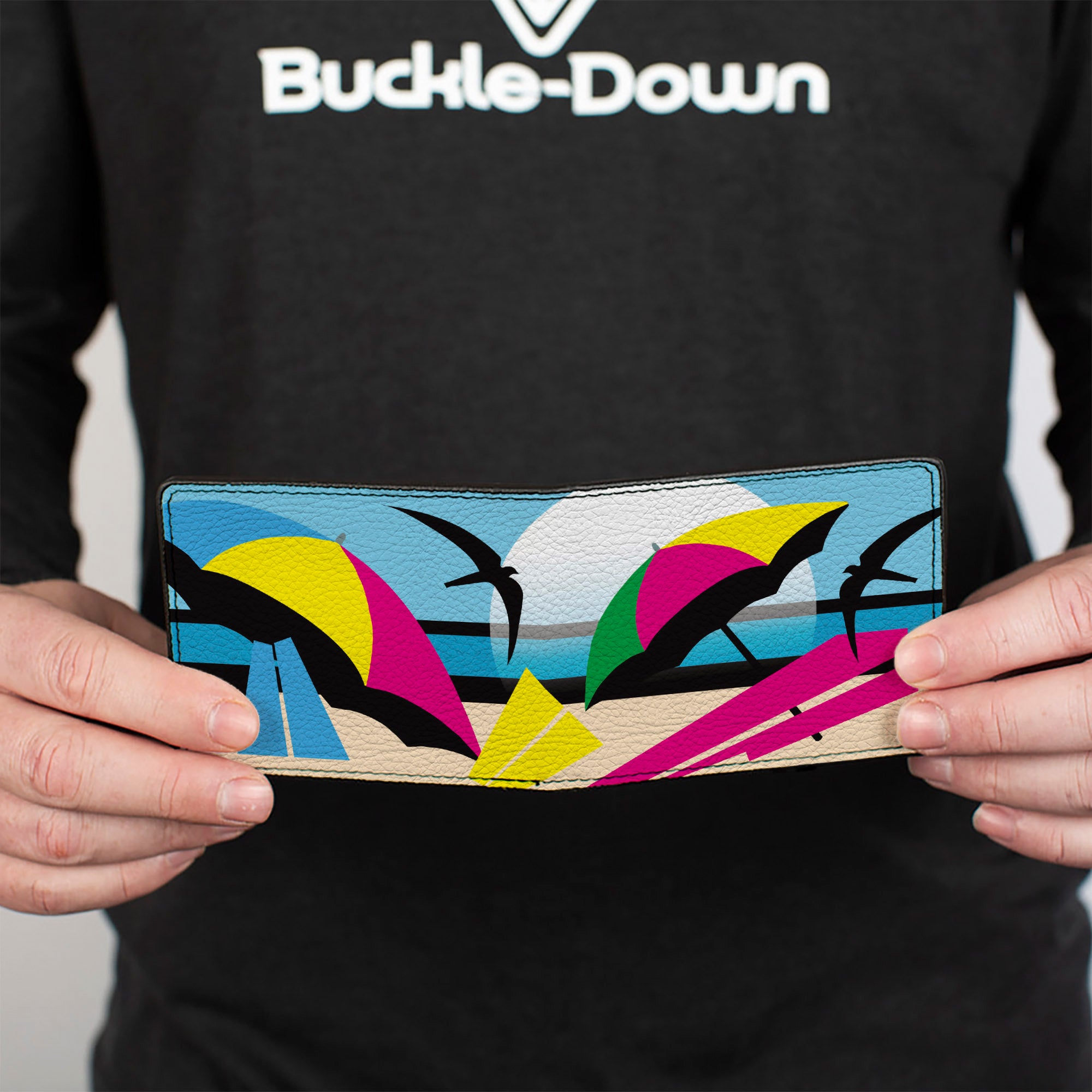 Bi-Fold Wallet - Beach Scene 2 Bi-Fold Wallets Buckle-Down