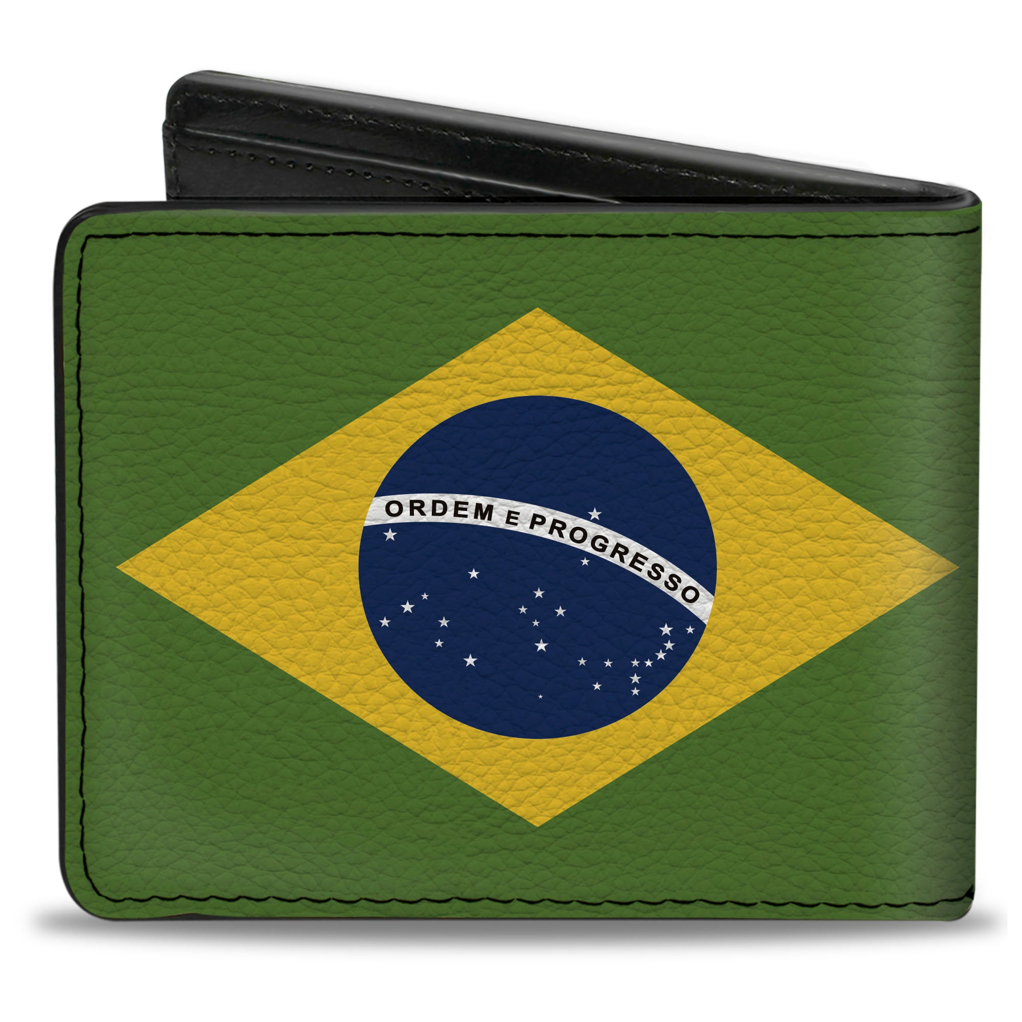 Bi-Fold Wallet - Brazil Flags Bi-Fold Wallets Buckle-Down
