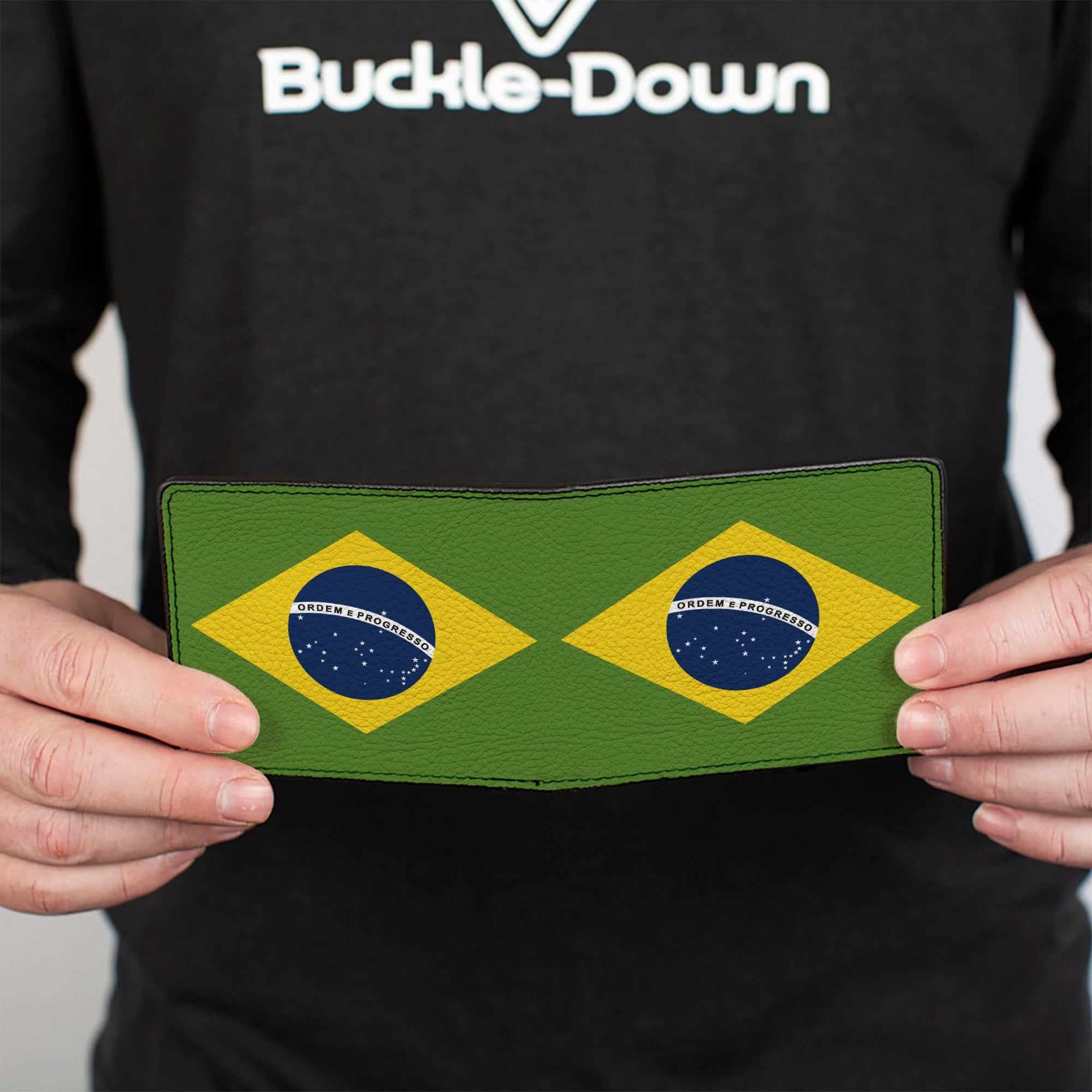 Bi-Fold Wallet - Brazil Flags Bi-Fold Wallets Buckle-Down