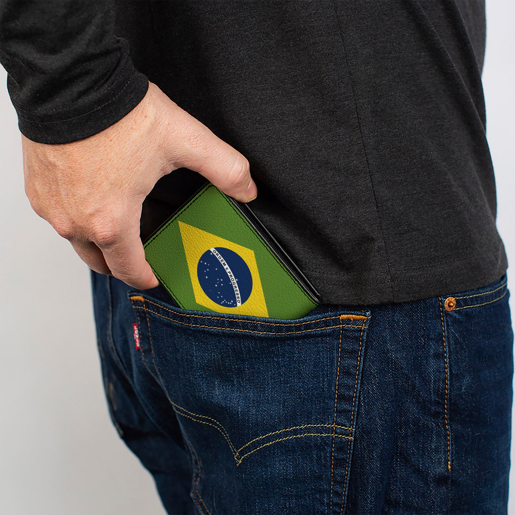 Bi-Fold Wallet - Brazil Flags Bi-Fold Wallets Buckle-Down