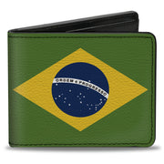 Bi-Fold Wallet - Brazil Flags Bi-Fold Wallets Buckle-Down