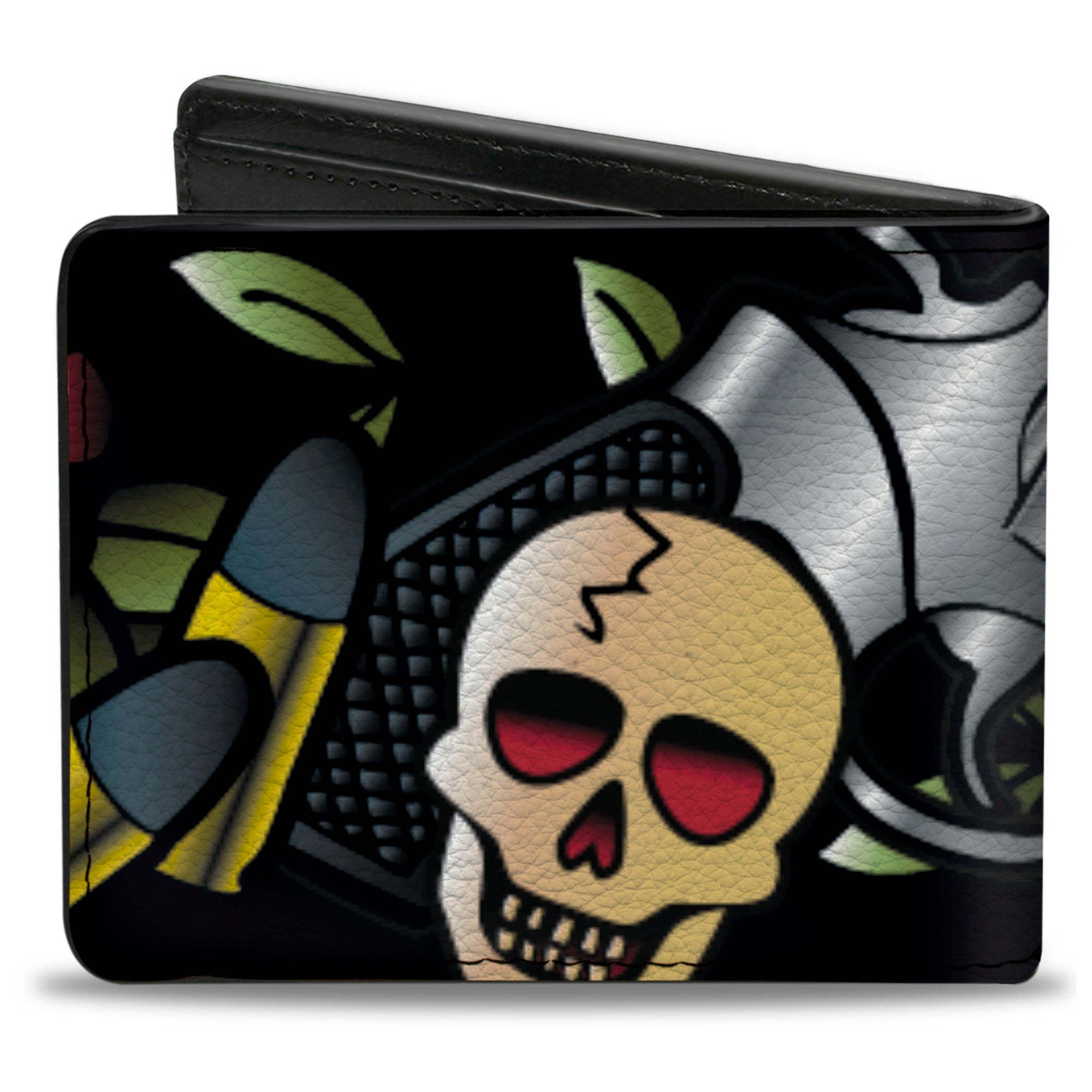 Bi-Fold Wallet - Born to Raise Hell Black Bi-Fold Wallets Buckle-Down