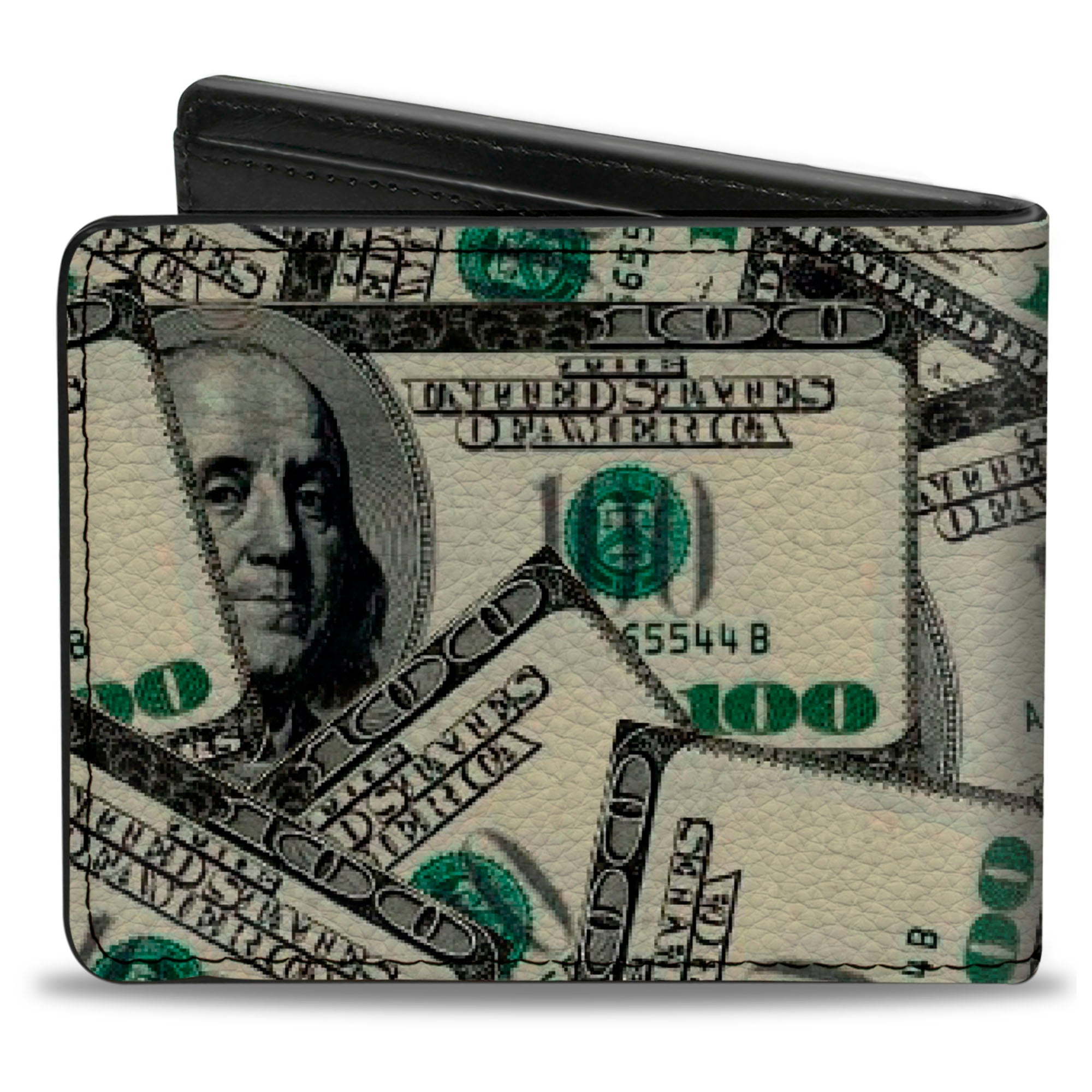 Bi-Fold Wallet - Benjamins Bi-Fold Wallets Buckle-Down
