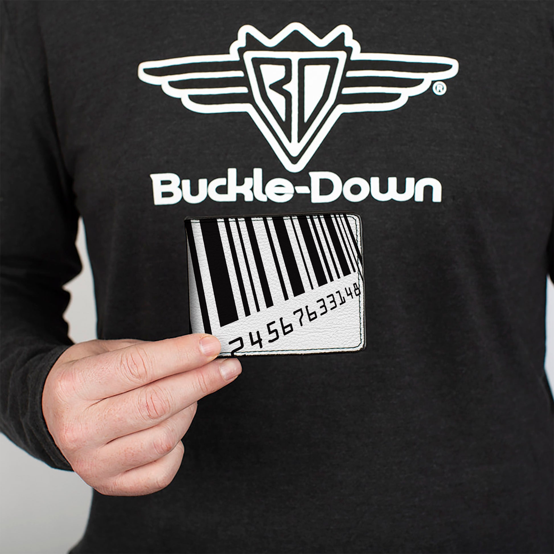 Bi-Fold Wallet - Barcode Bi-Fold Wallets Buckle-Down