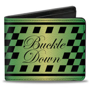Bi-Fold Wallet - Buckle-Down Cab Stripe Green Yellow Fade Bi-Fold Wallets Buckle-Down