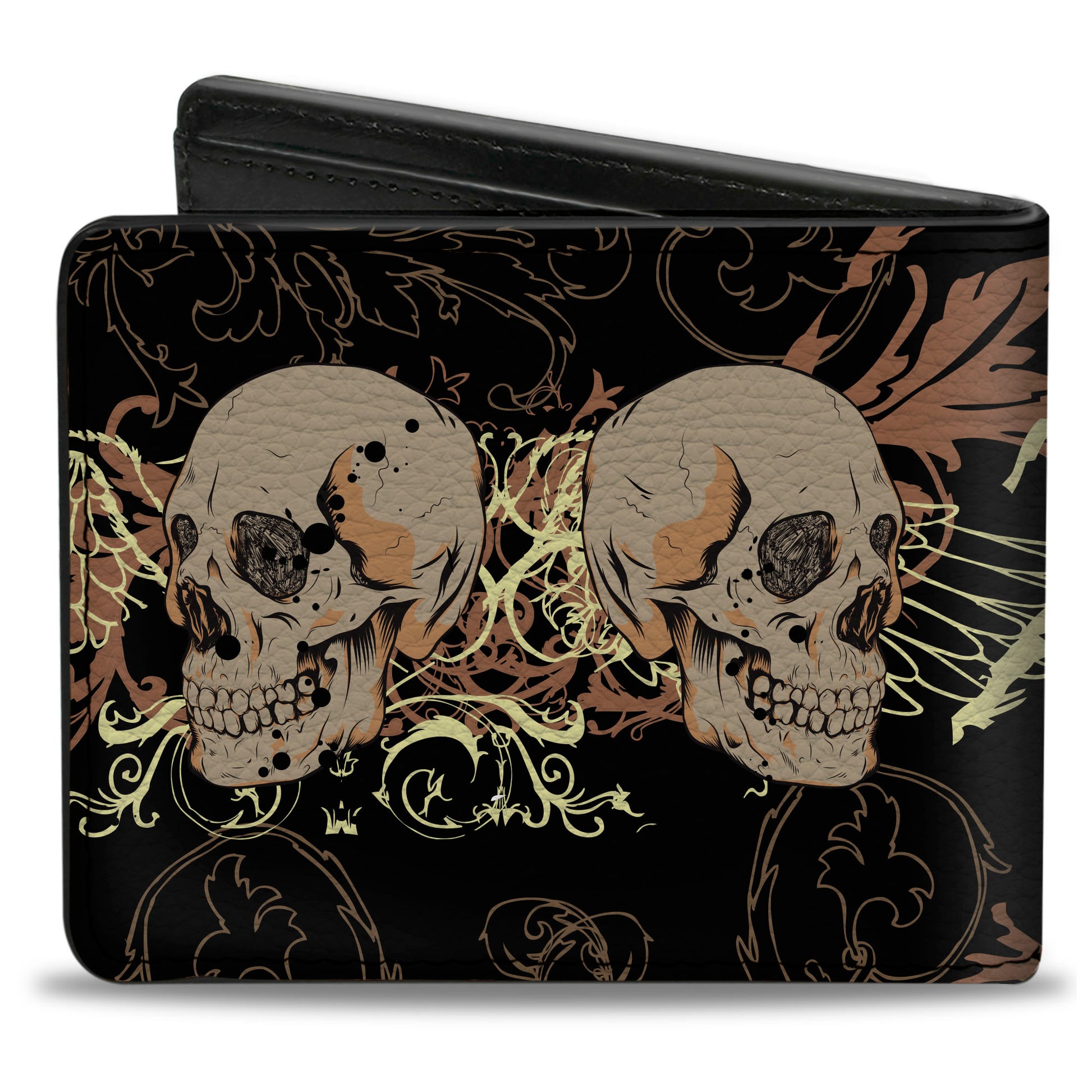 Bi-Fold Wallet - BD Die Hard Skull 02 Bi-Fold Wallets Buckle-Down
