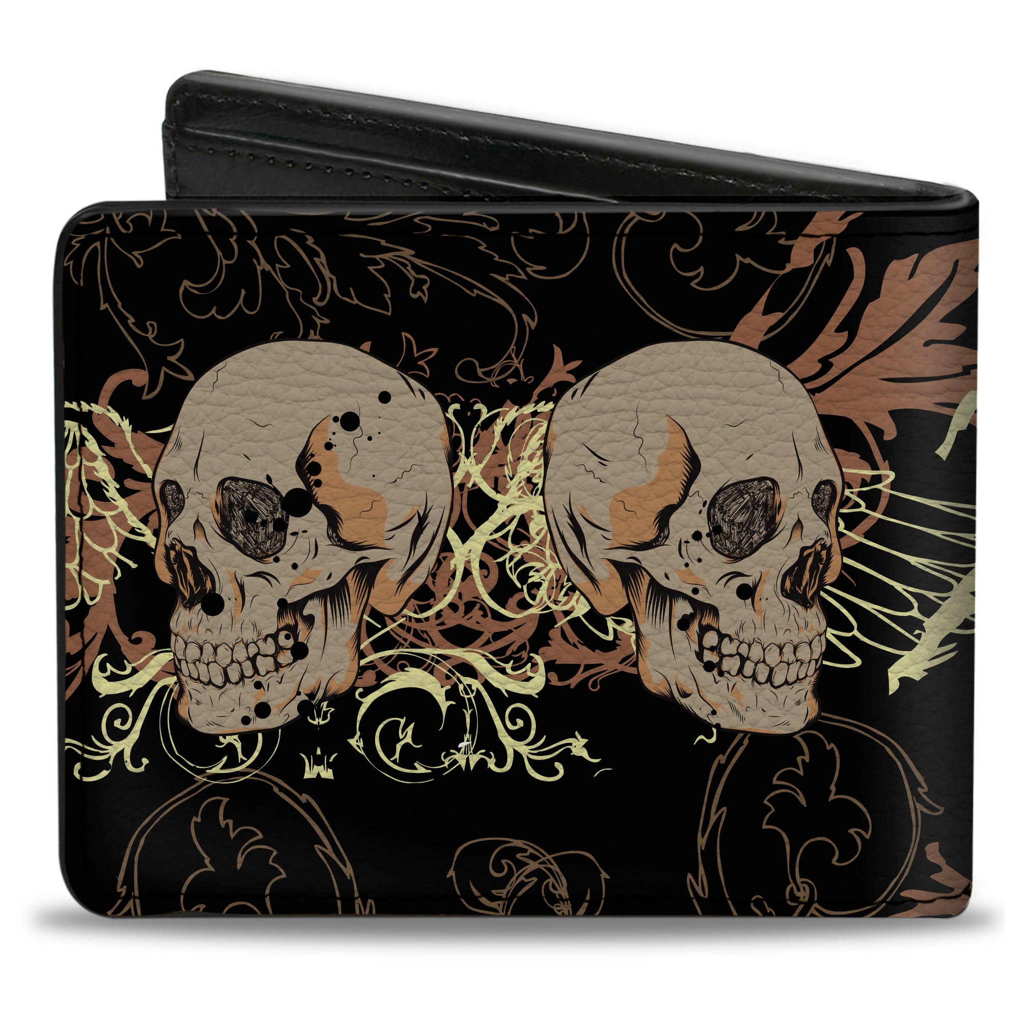 Bi-Fold Wallet - BD Die Hard Skull 02 Bi-Fold Wallets Buckle-Down