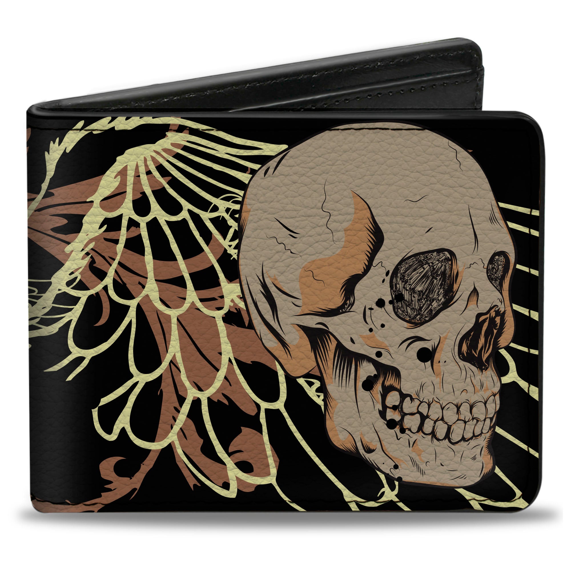 Bi-Fold Wallet - BD Die Hard Skull 02 Bi-Fold Wallets Buckle-Down