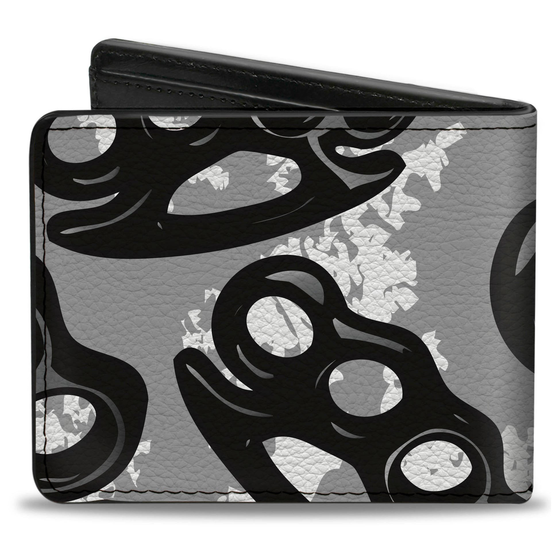 Bi-Fold Wallet - Brass Knuckles White Gray Black Bi-Fold Wallets Buckle-Down