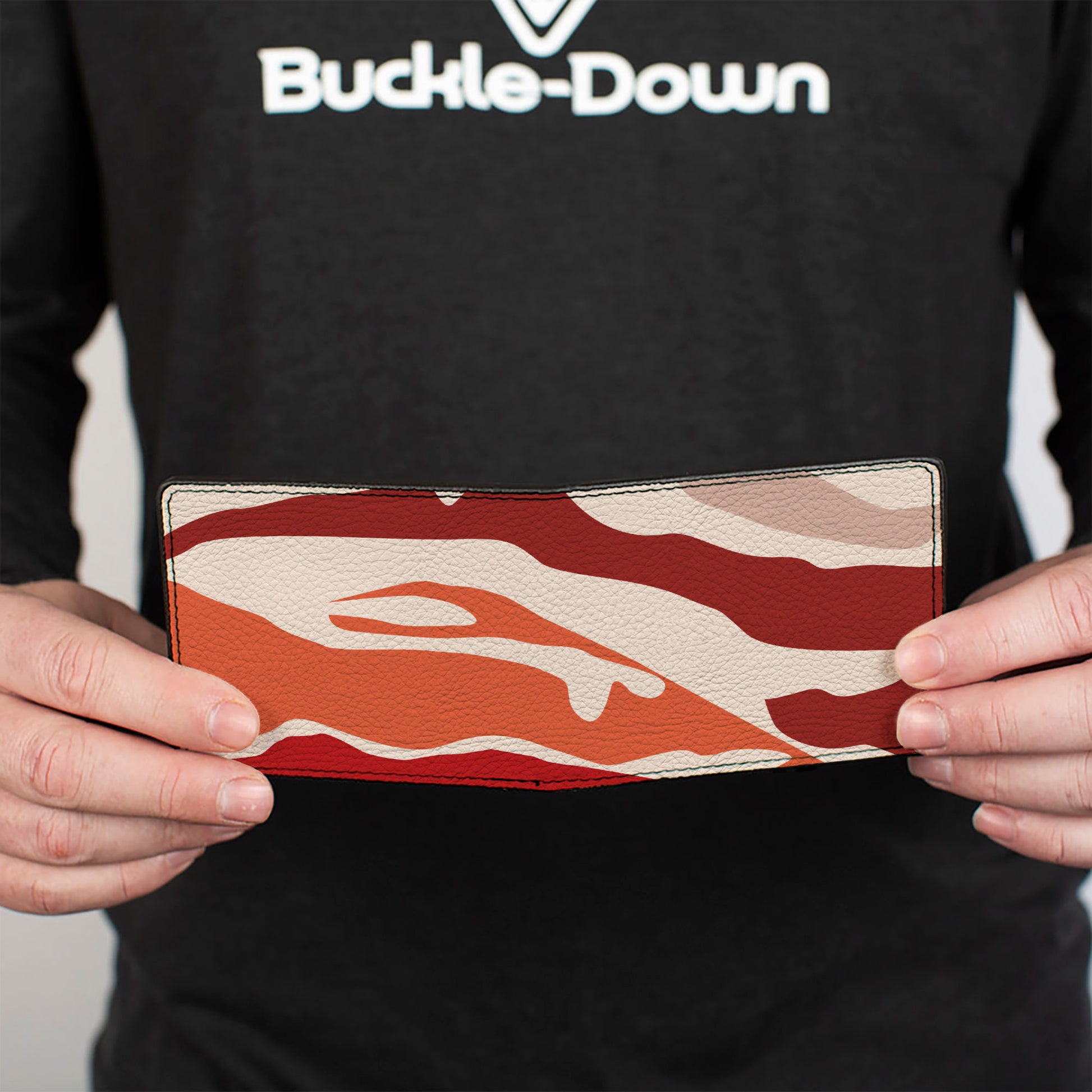 Bi-Fold Wallet - Bacon CLOSE-UP Bi-Fold Wallets Buckle-Down