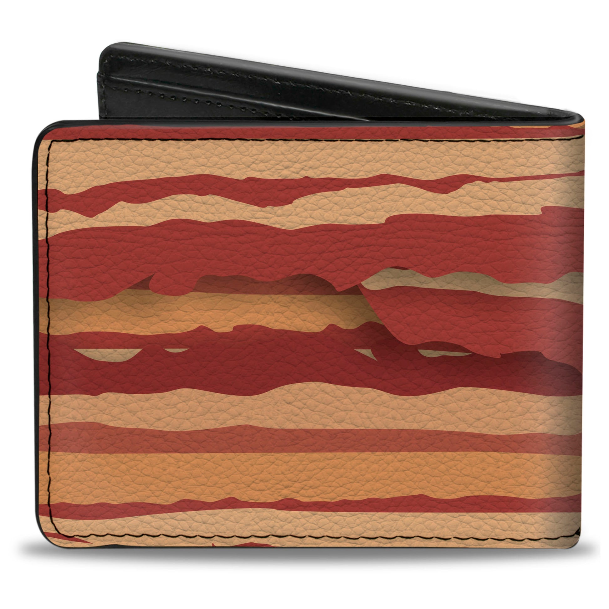 Bi-Fold Wallet - Bacon Stacked Bi-Fold Wallets Buckle-Down