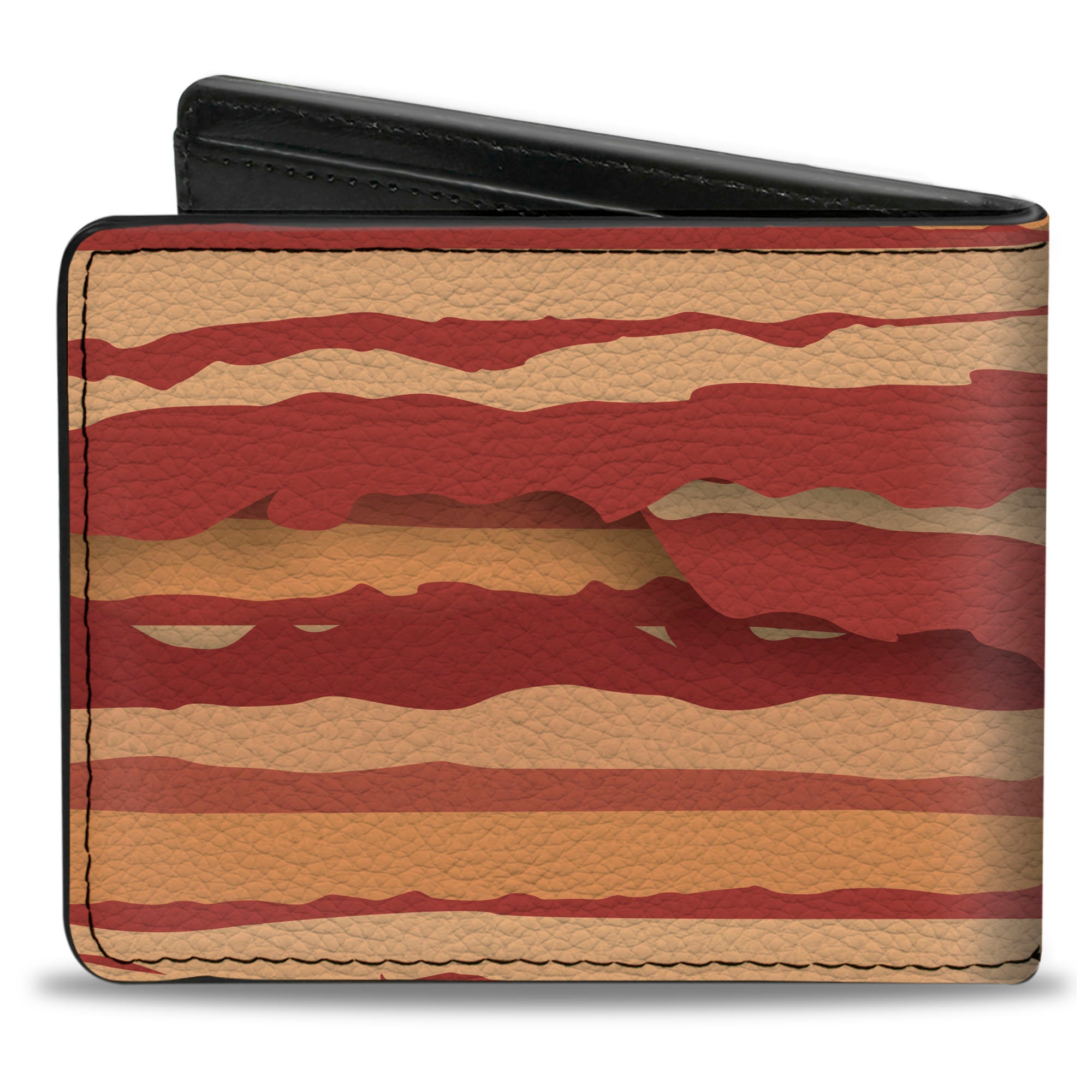 Bi-Fold Wallet - Bacon Stacked Bi-Fold Wallets Buckle-Down