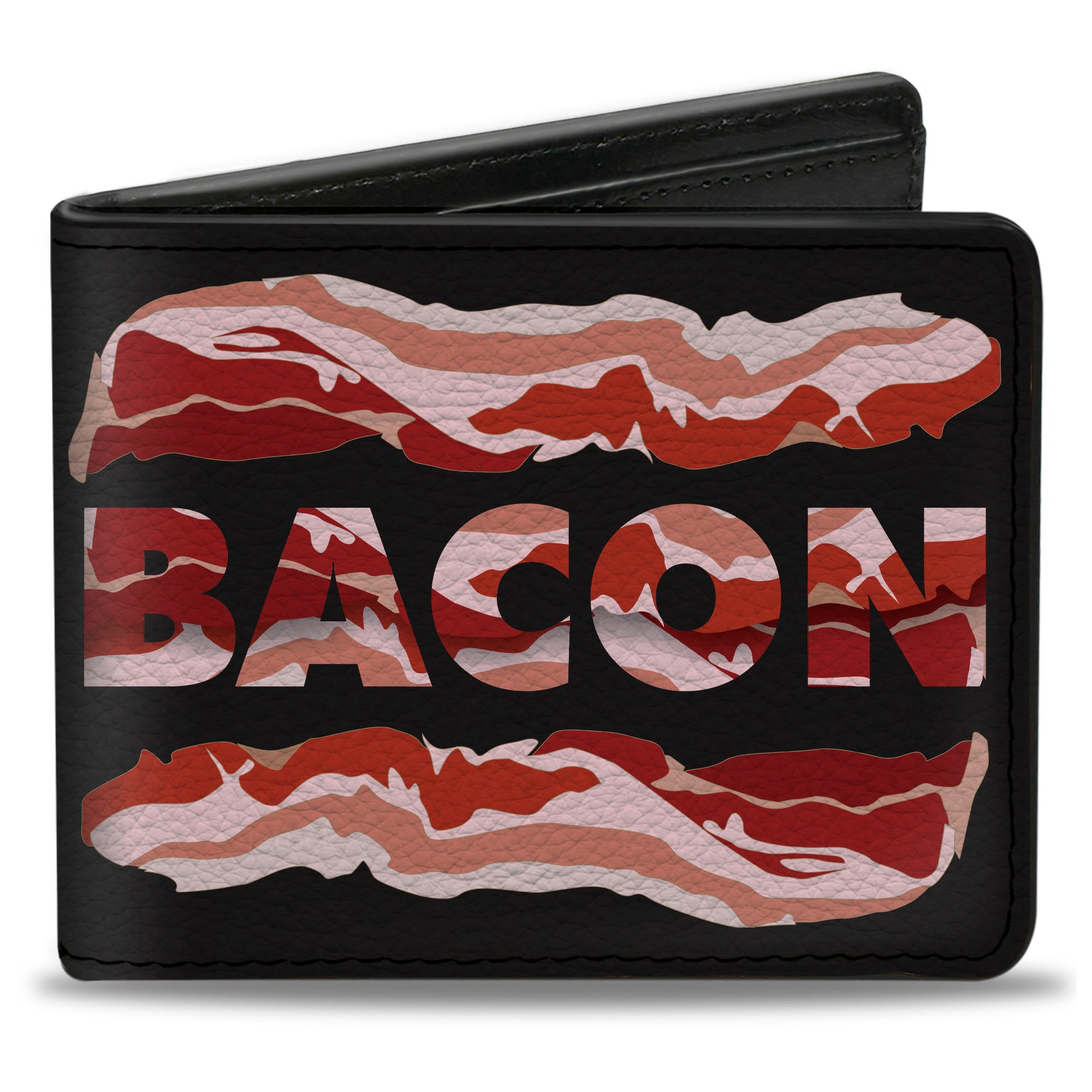 Bi-Fold Wallet - Bacon w/Text1 Bi-Fold Wallets Buckle-Down