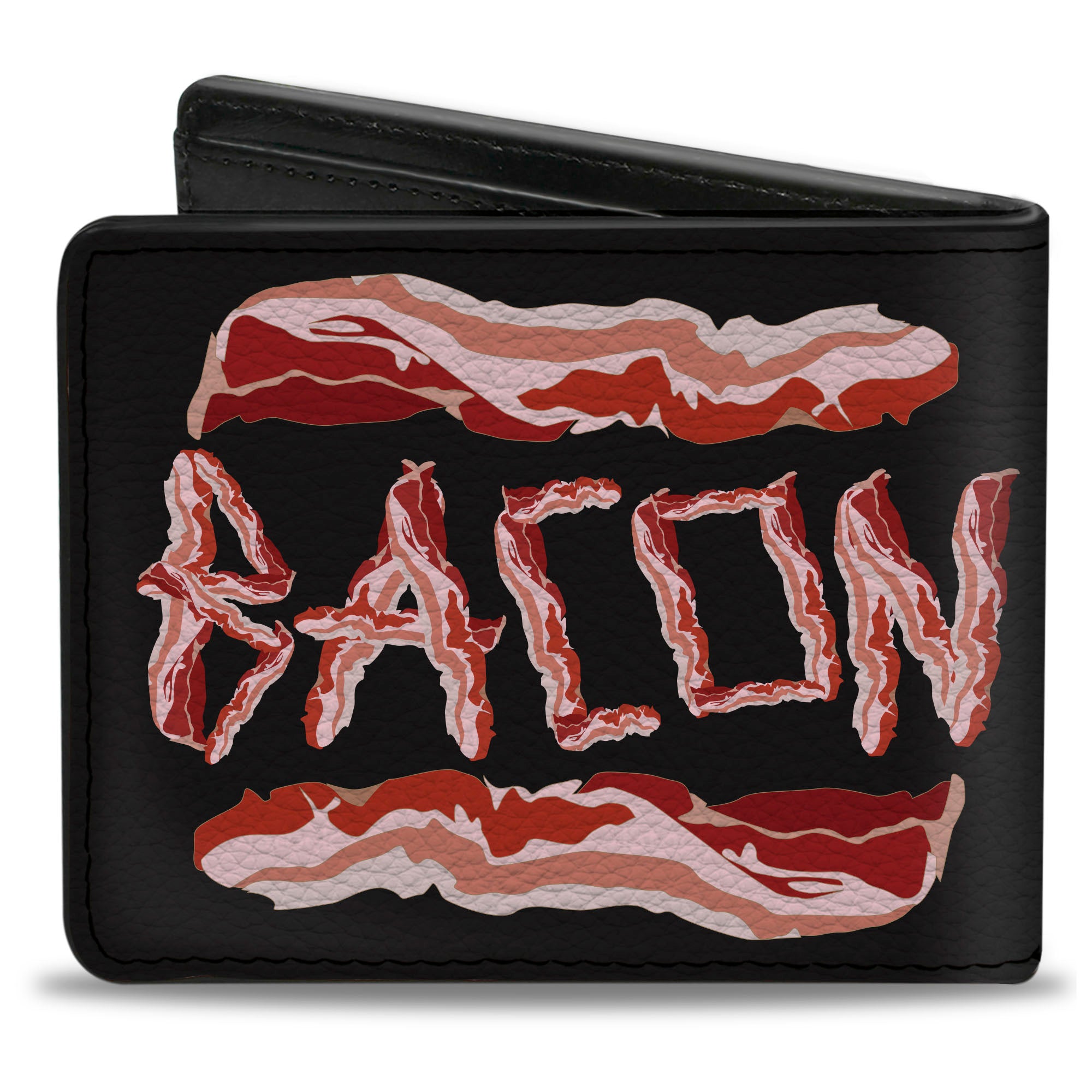 Bi-Fold Wallet - Bacon w Text2 Bi-Fold Wallets Buckle-Down