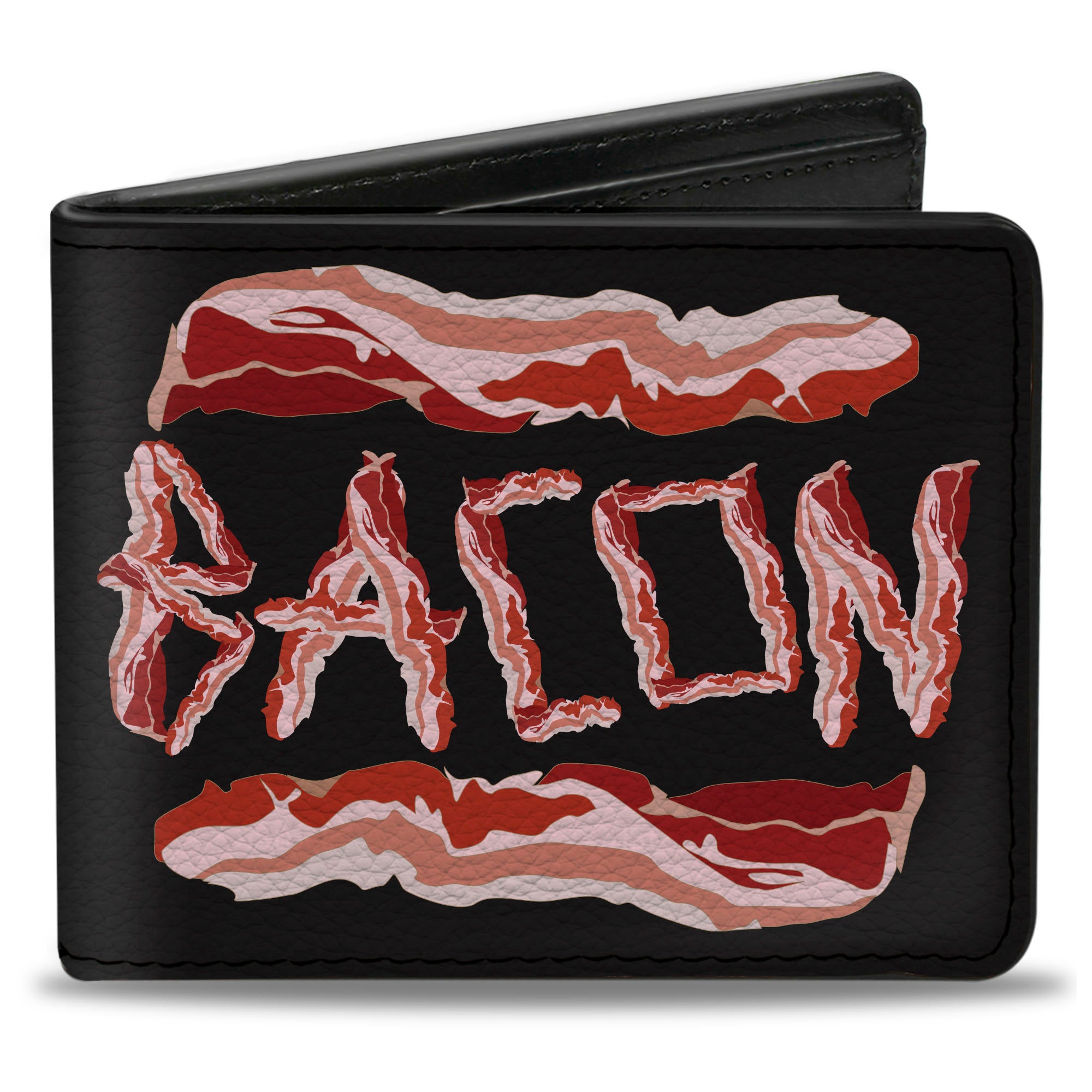 Bi-Fold Wallet - Bacon w Text2 Bi-Fold Wallets Buckle-Down