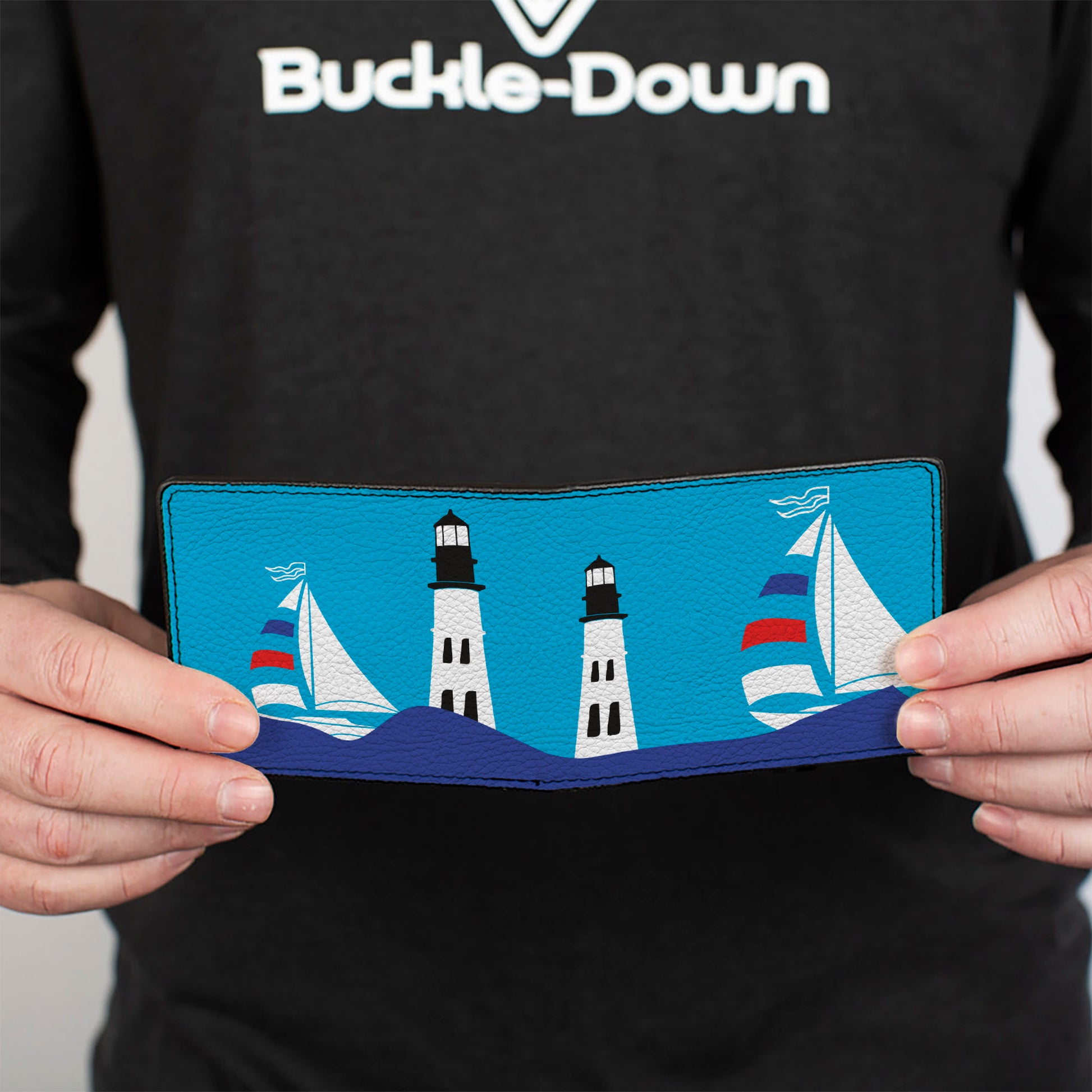 Bi-Fold Wallet - Boats on the Water Bi-Fold Wallets Buckle-Down