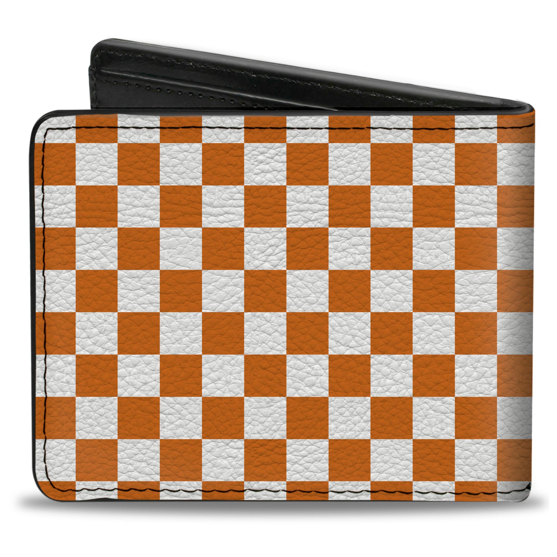 Bi-Fold Wallet - Checker White TN Orange Bi-Fold Wallets Buckle-Down