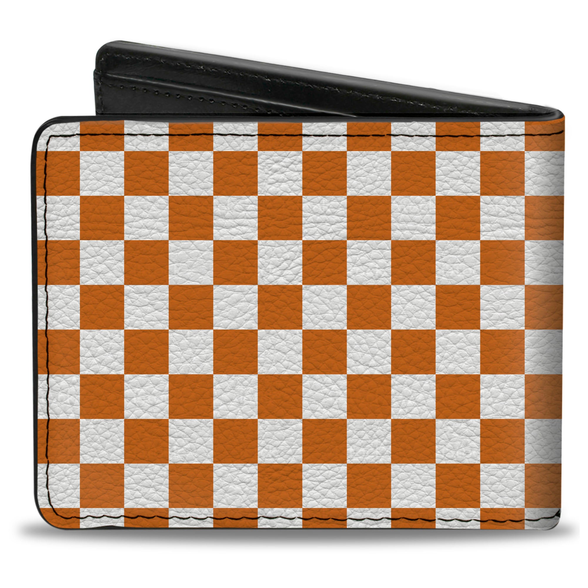 Bi-Fold Wallet - Checker White TN Orange Bi-Fold Wallets Buckle-Down