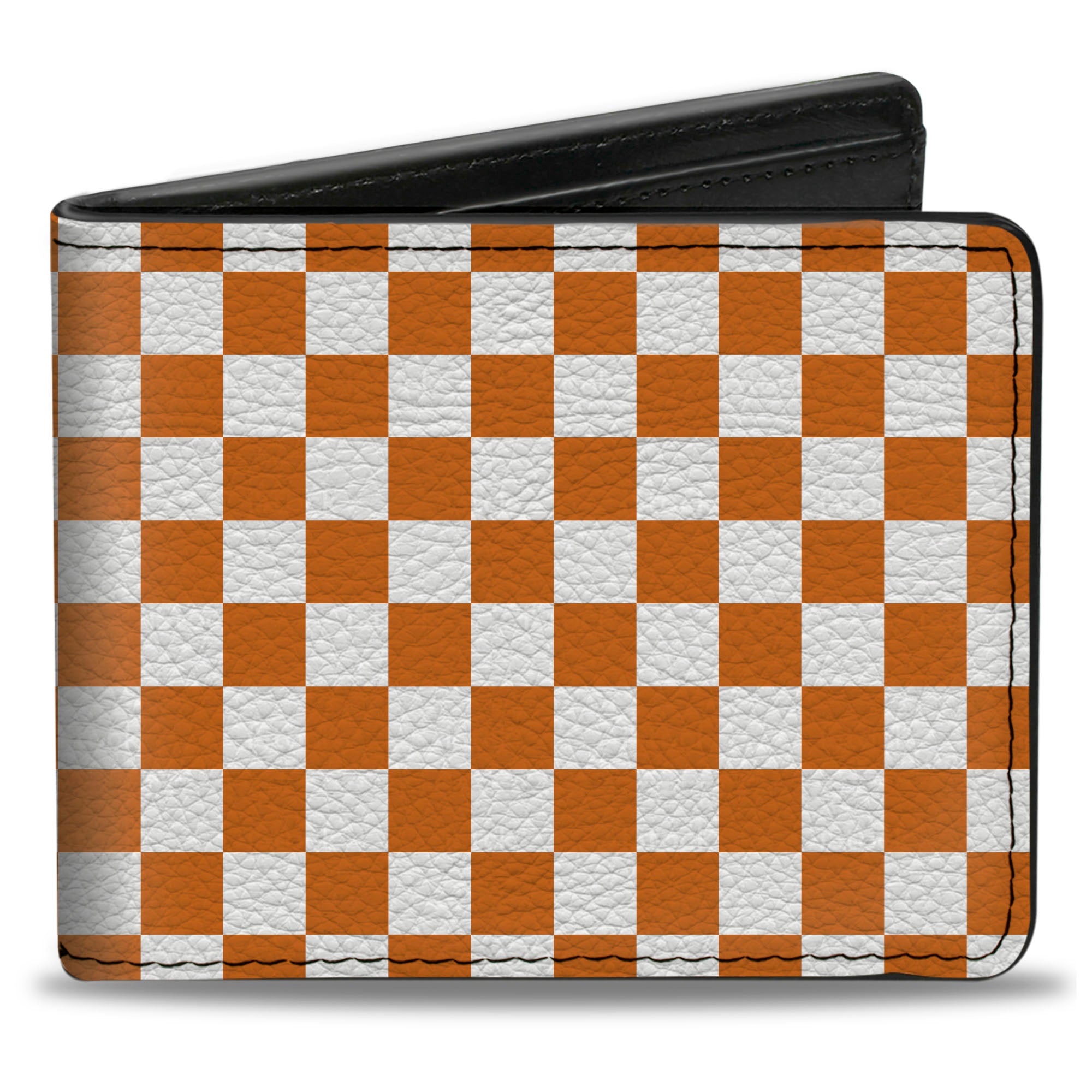 Bi-Fold Wallet - Checker White TN Orange Bi-Fold Wallets Buckle-Down