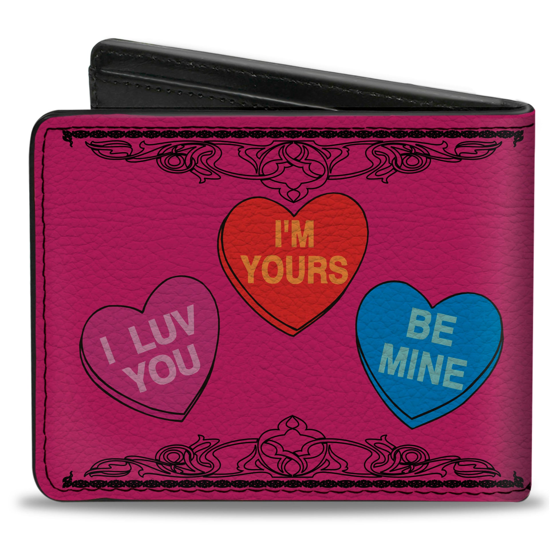 Bi-Fold Wallet - Candy Hearts Bi-Fold Wallets Buckle-Down