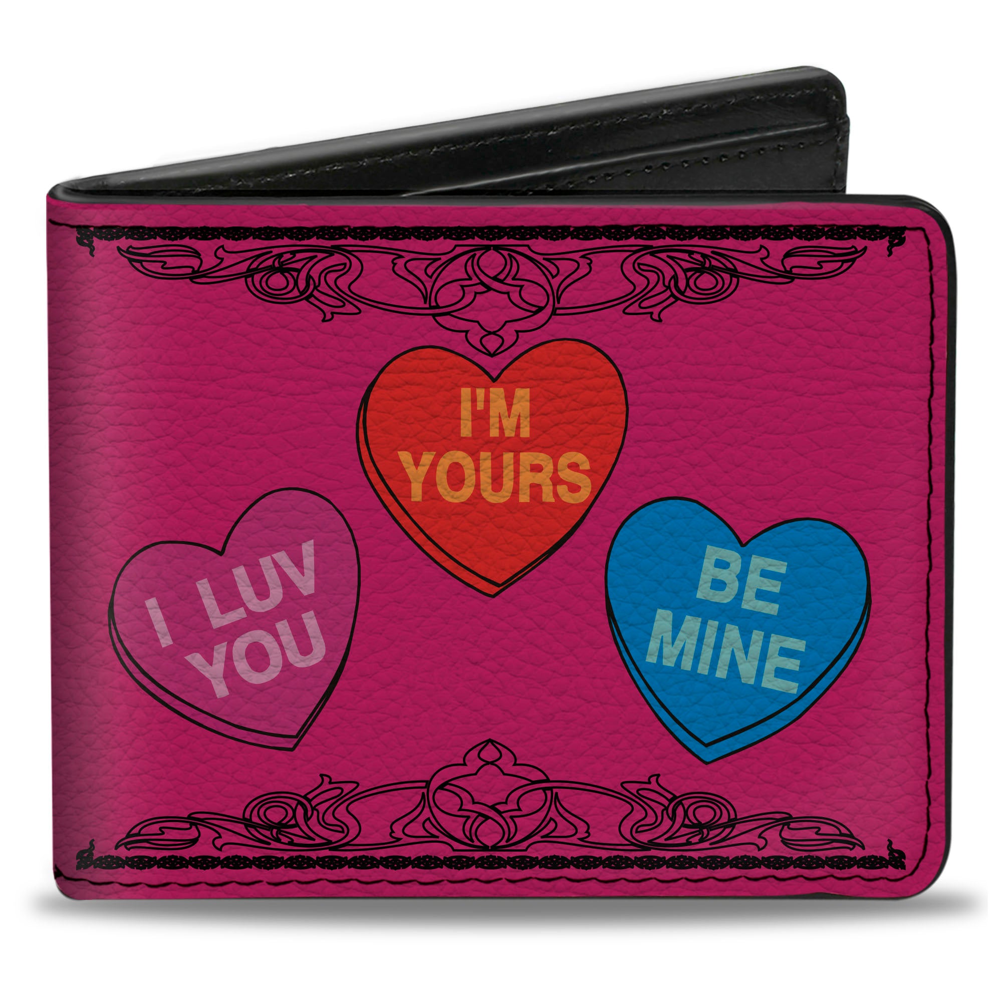 Bi-Fold Wallet - Candy Hearts Bi-Fold Wallets Buckle-Down