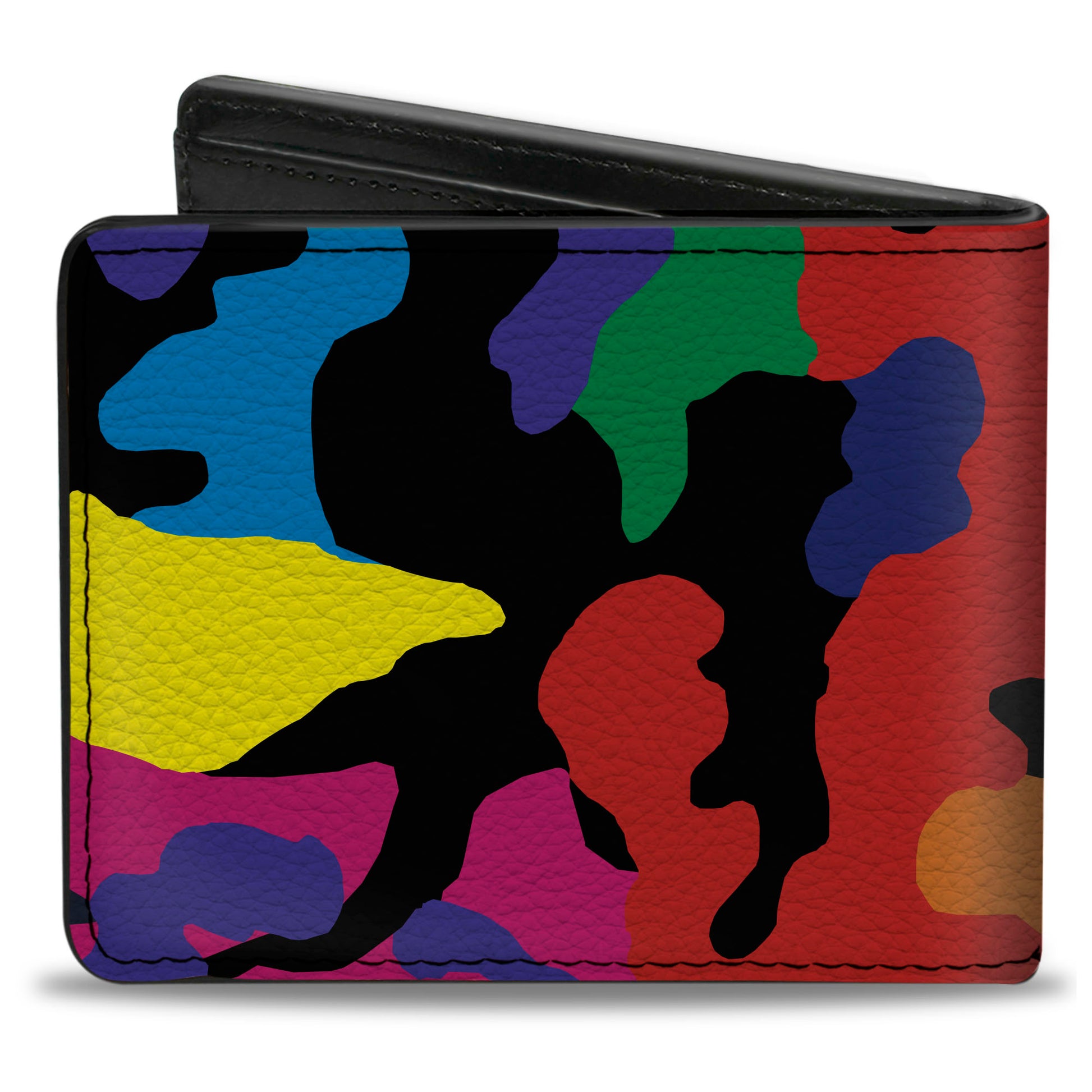 Bi-Fold Wallet - Camo Multi Neon Bi-Fold Wallets Buckle-Down