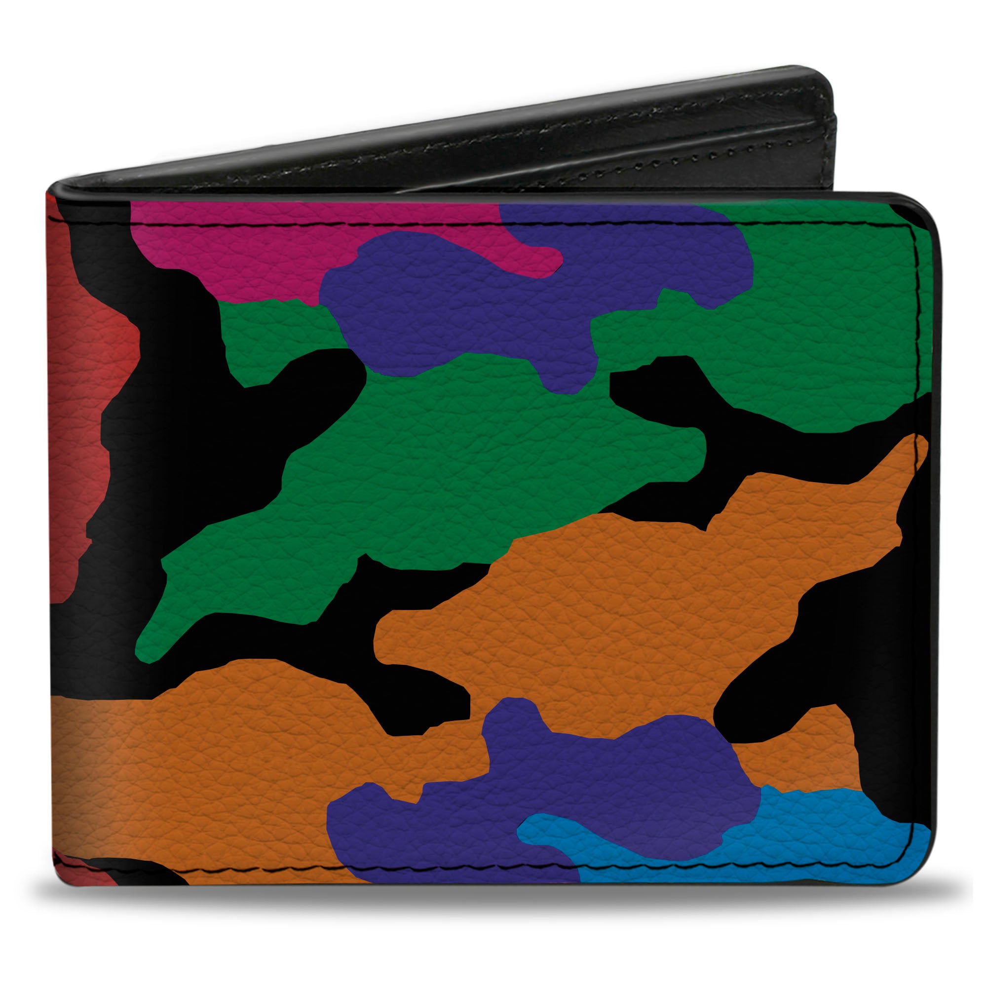 Bi-Fold Wallet - Camo Multi Neon Bi-Fold Wallets Buckle-Down