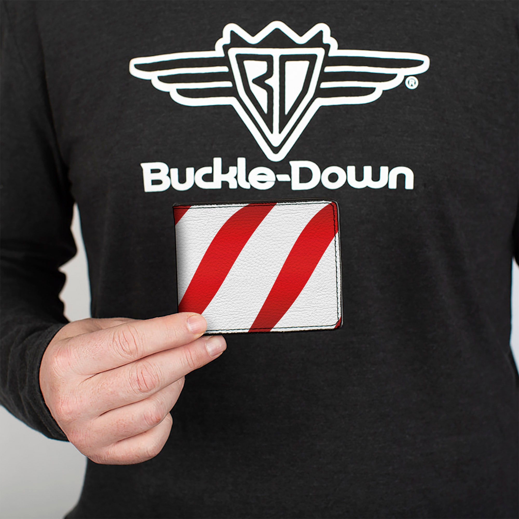 Bi-Fold Wallet - Candy Cane Bi-Fold Wallets Buckle-Down