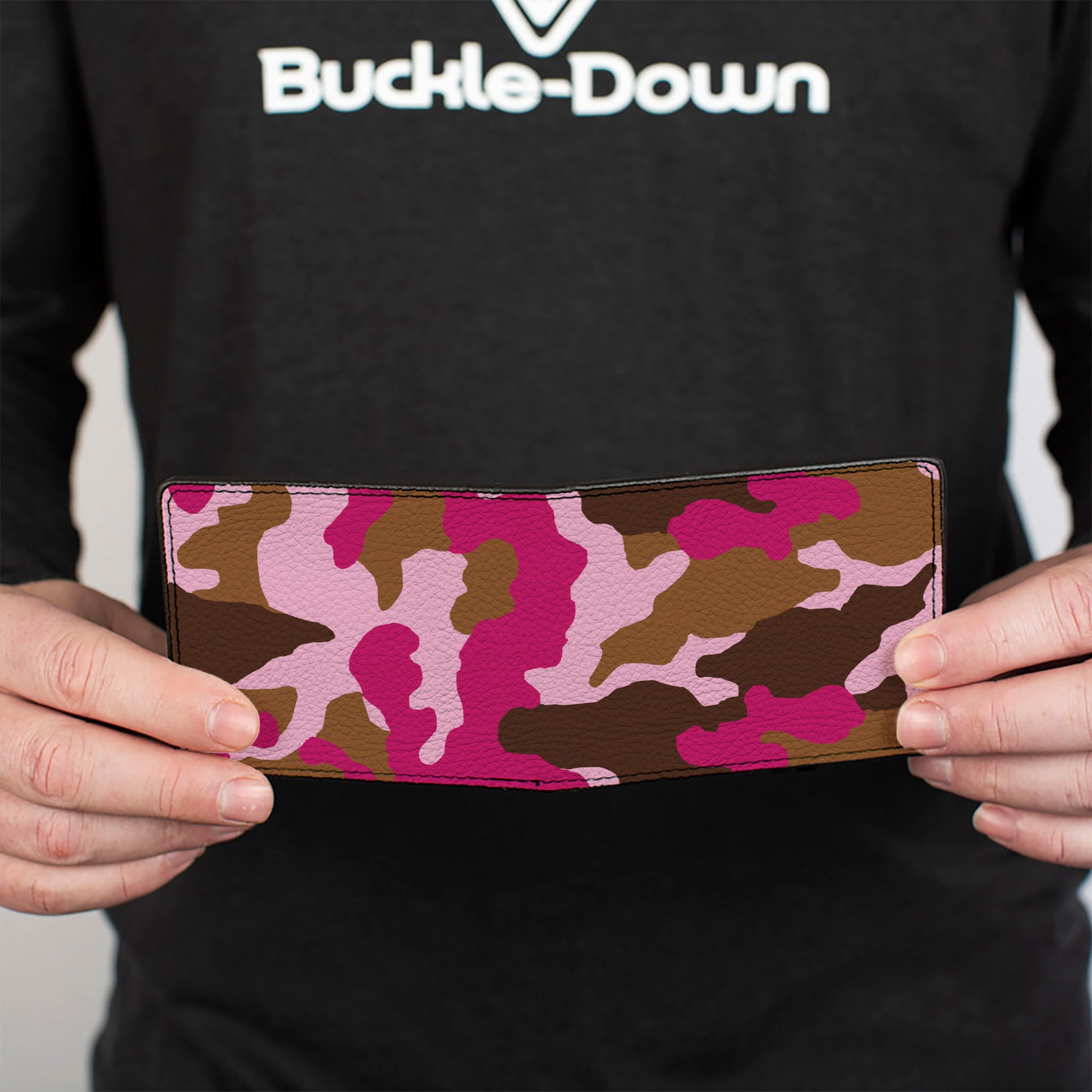 Bi-Fold Wallet - Camo Pink Bi-Fold Wallets Buckle-Down