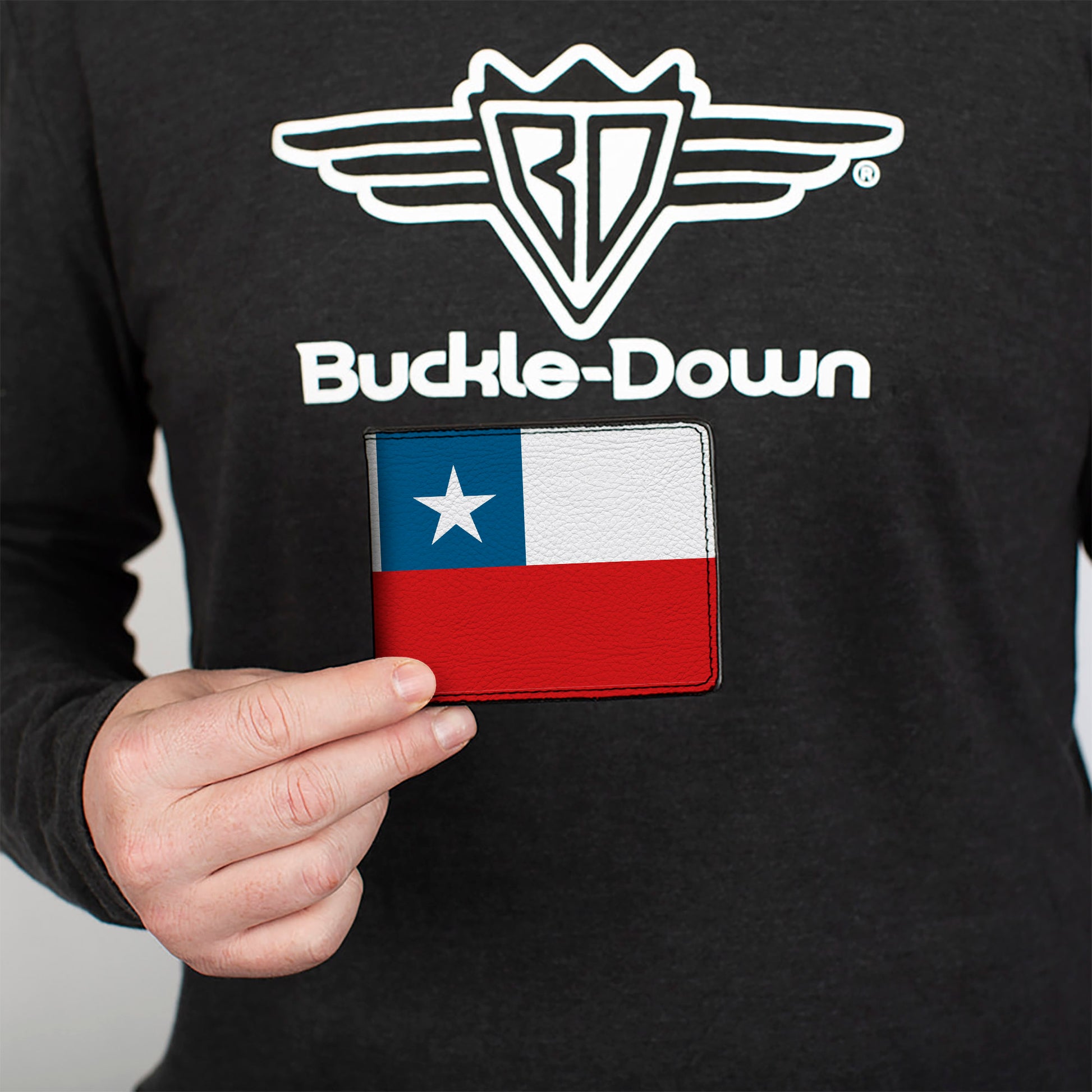 Bi-Fold Wallet - Chile Flags Bi-Fold Wallets Buckle-Down
