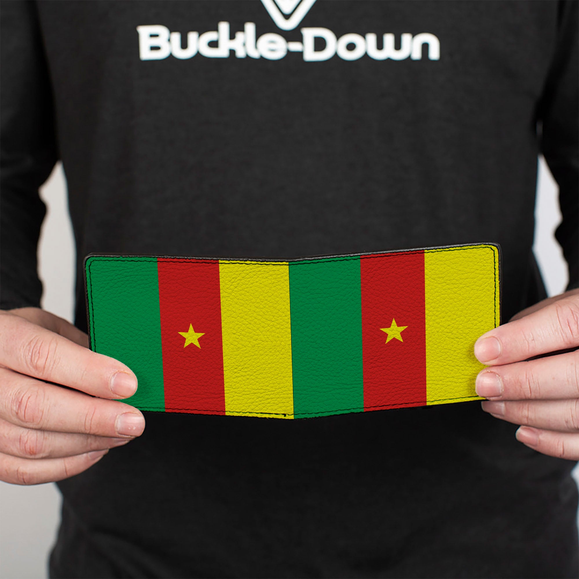 Bi-Fold Wallet - Cameroon Flags Bi-Fold Wallets Buckle-Down