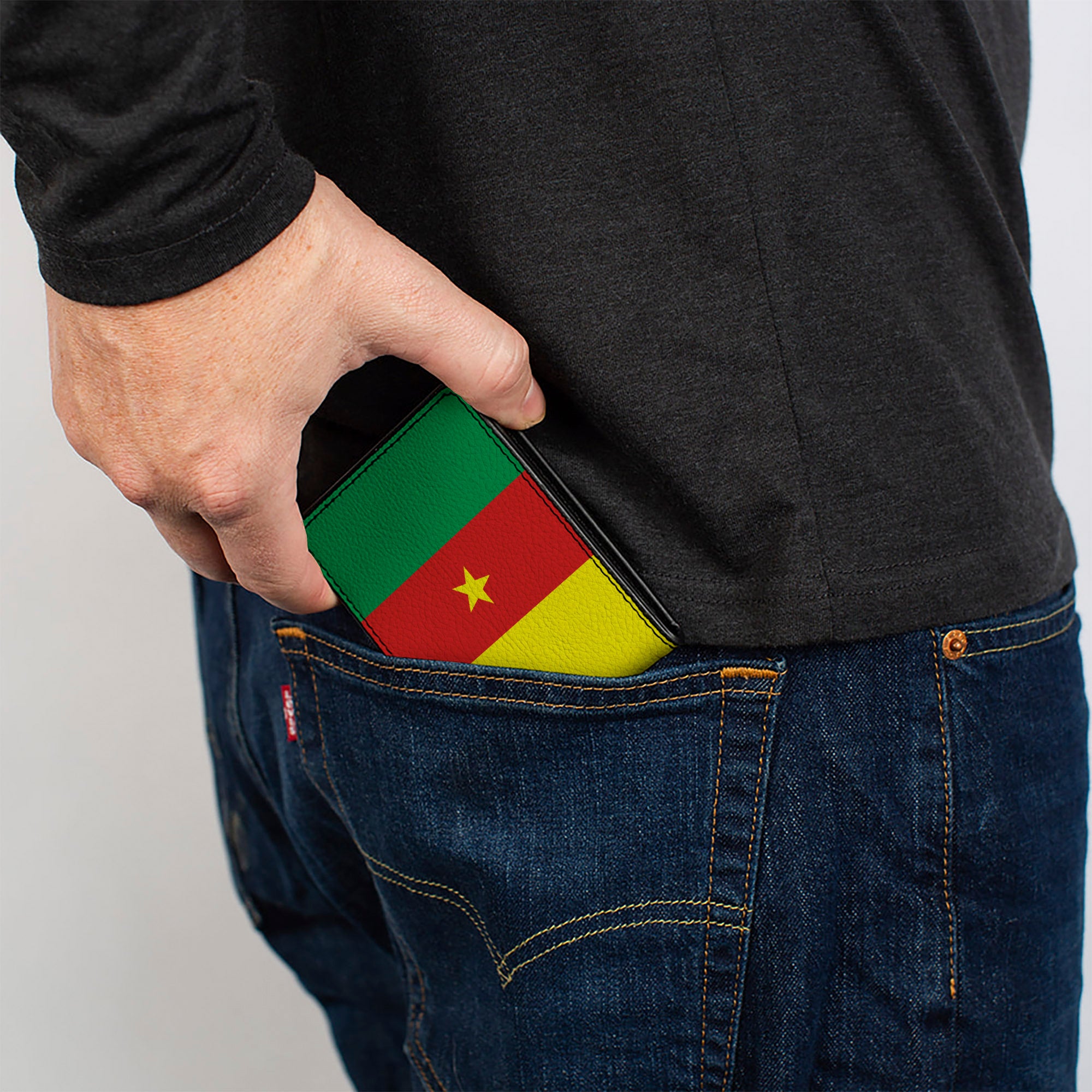 Bi-Fold Wallet - Cameroon Flags Bi-Fold Wallets Buckle-Down