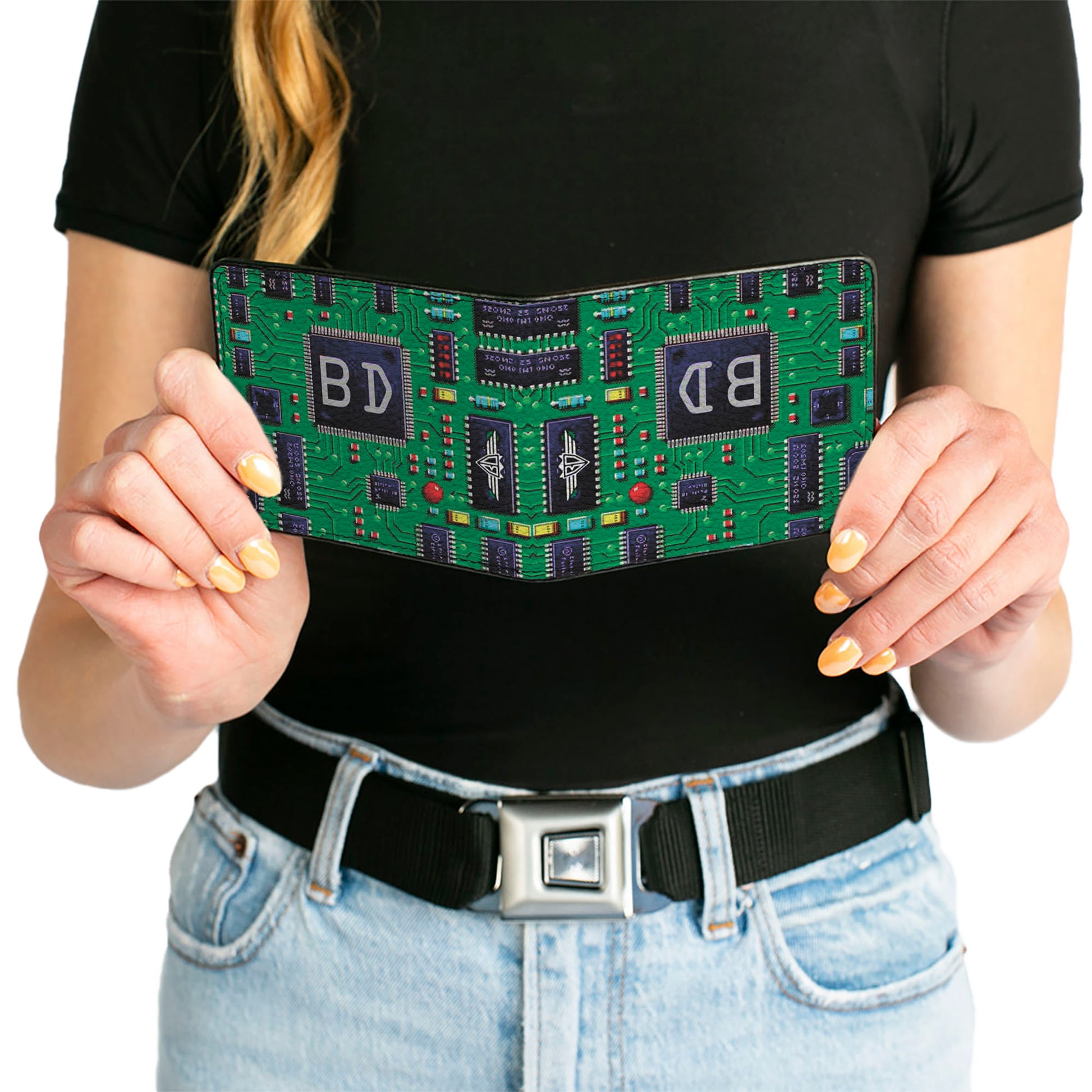 Bi-Fold Wallet - Circuit Board Bi-Fold Wallets Buckle-Down