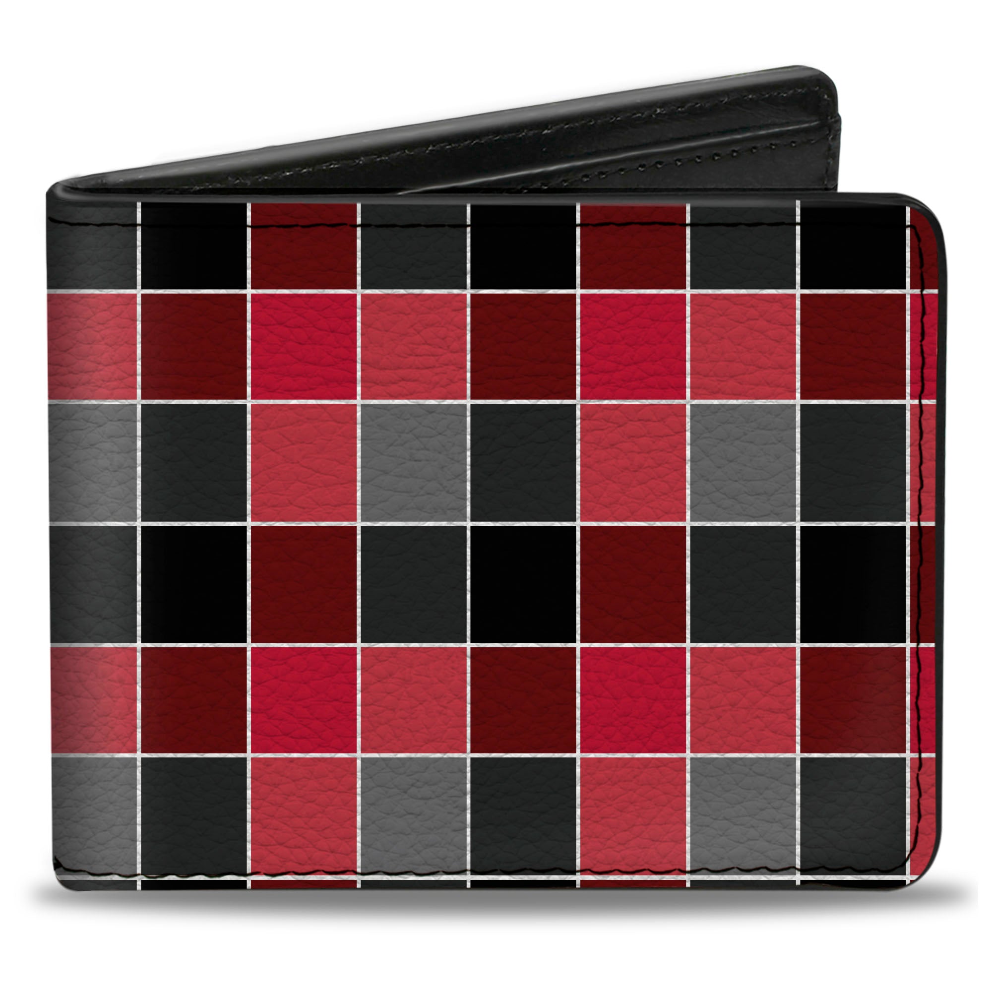 Bi-Fold Wallet - Checker Mosaic Red Bi-Fold Wallets Buckle-Down