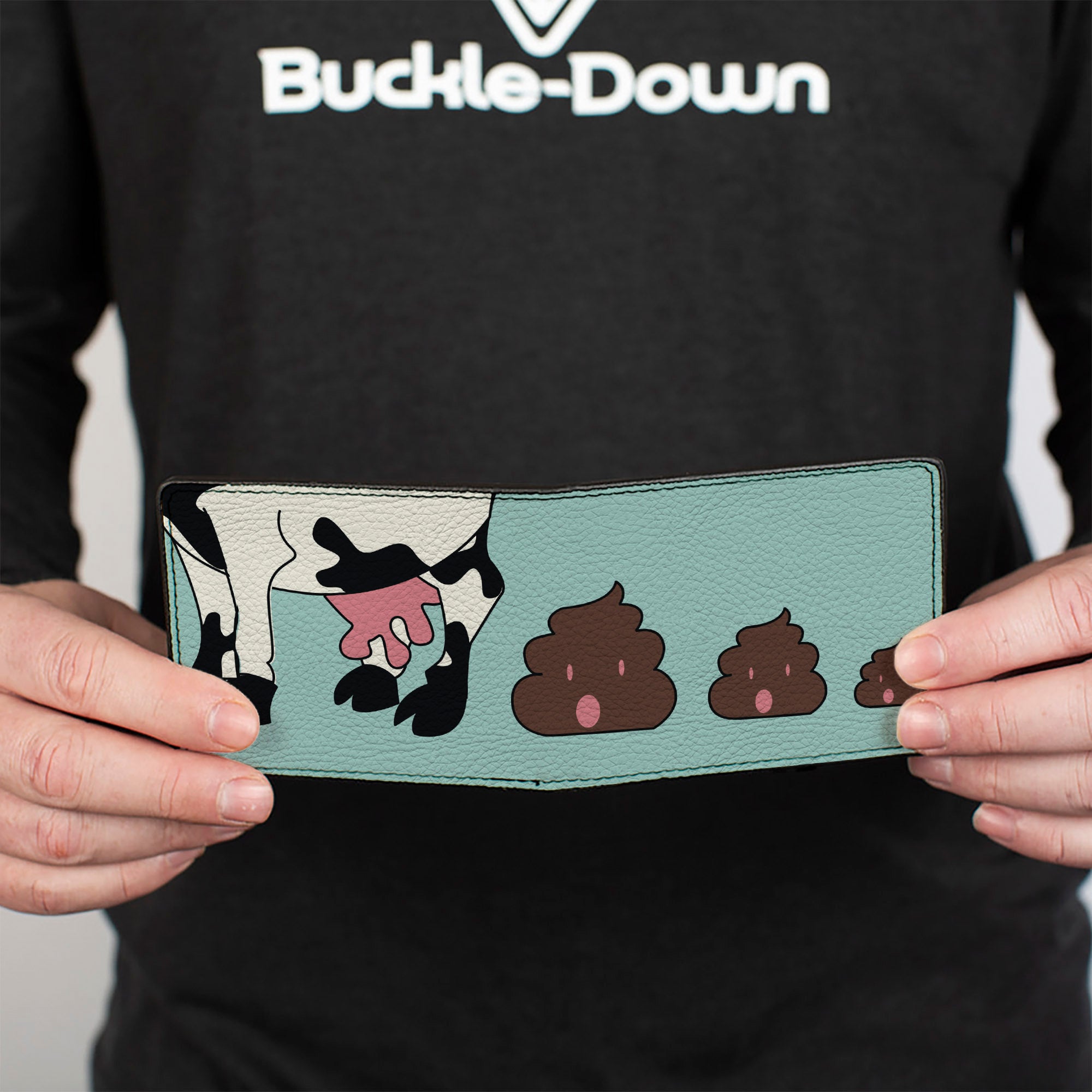 Bi-Fold Wallet - Cow Poops Color Bi-Fold Wallets Buckle-Down