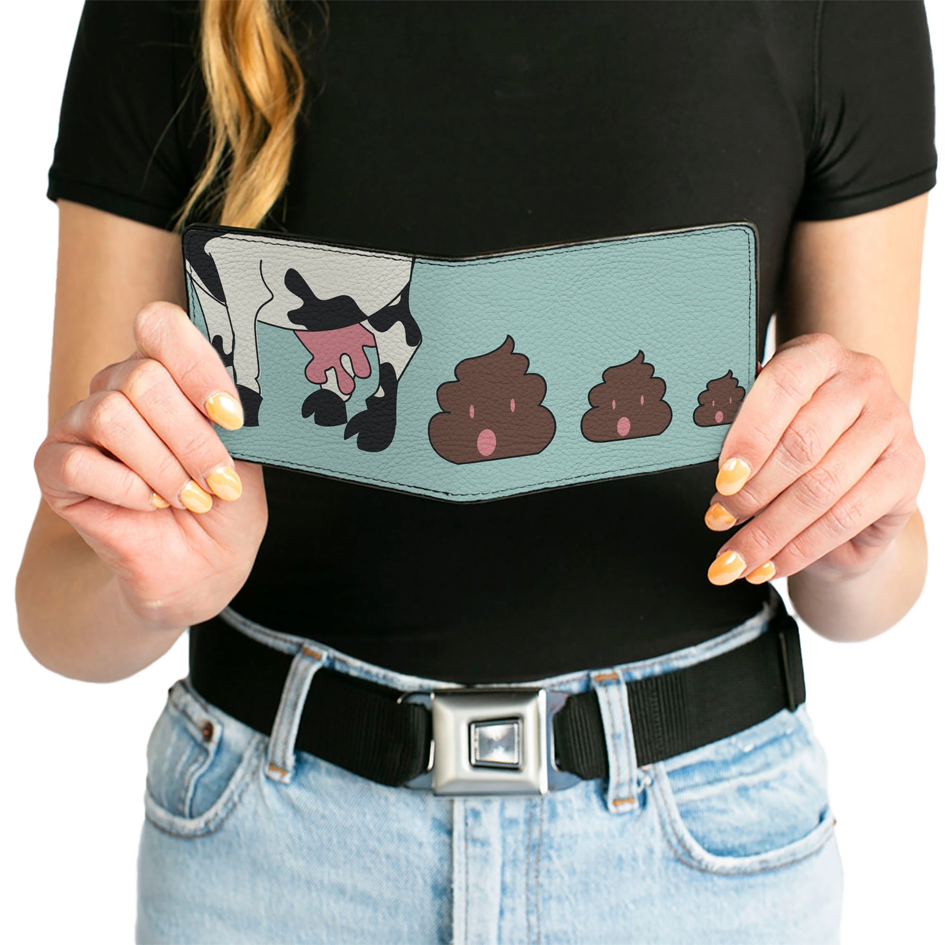 Bi-Fold Wallet - Cow Poops Color Bi-Fold Wallets Buckle-Down