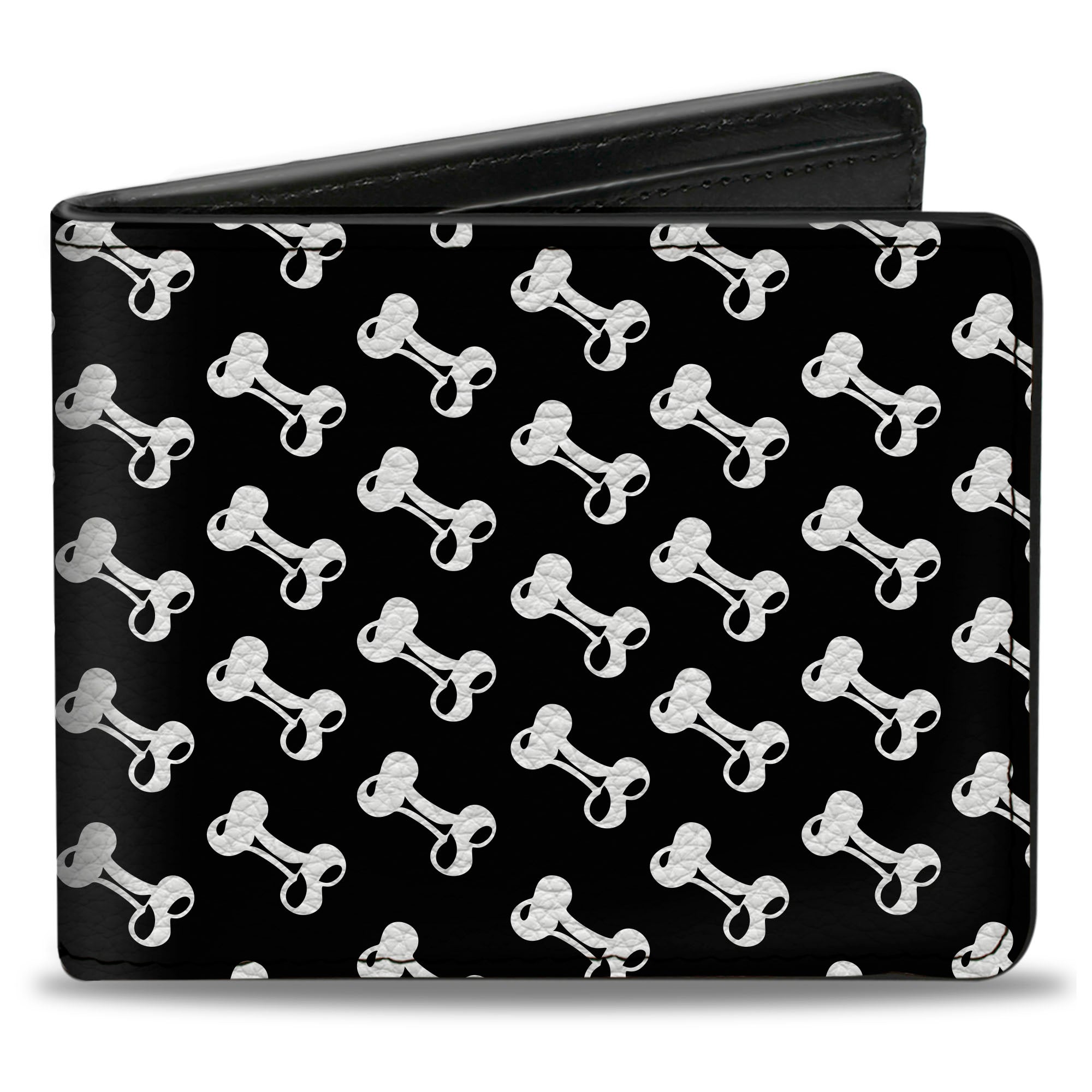 Bi-Fold Wallet - Dog Bone Black White Bi-Fold Wallets Buckle-Down