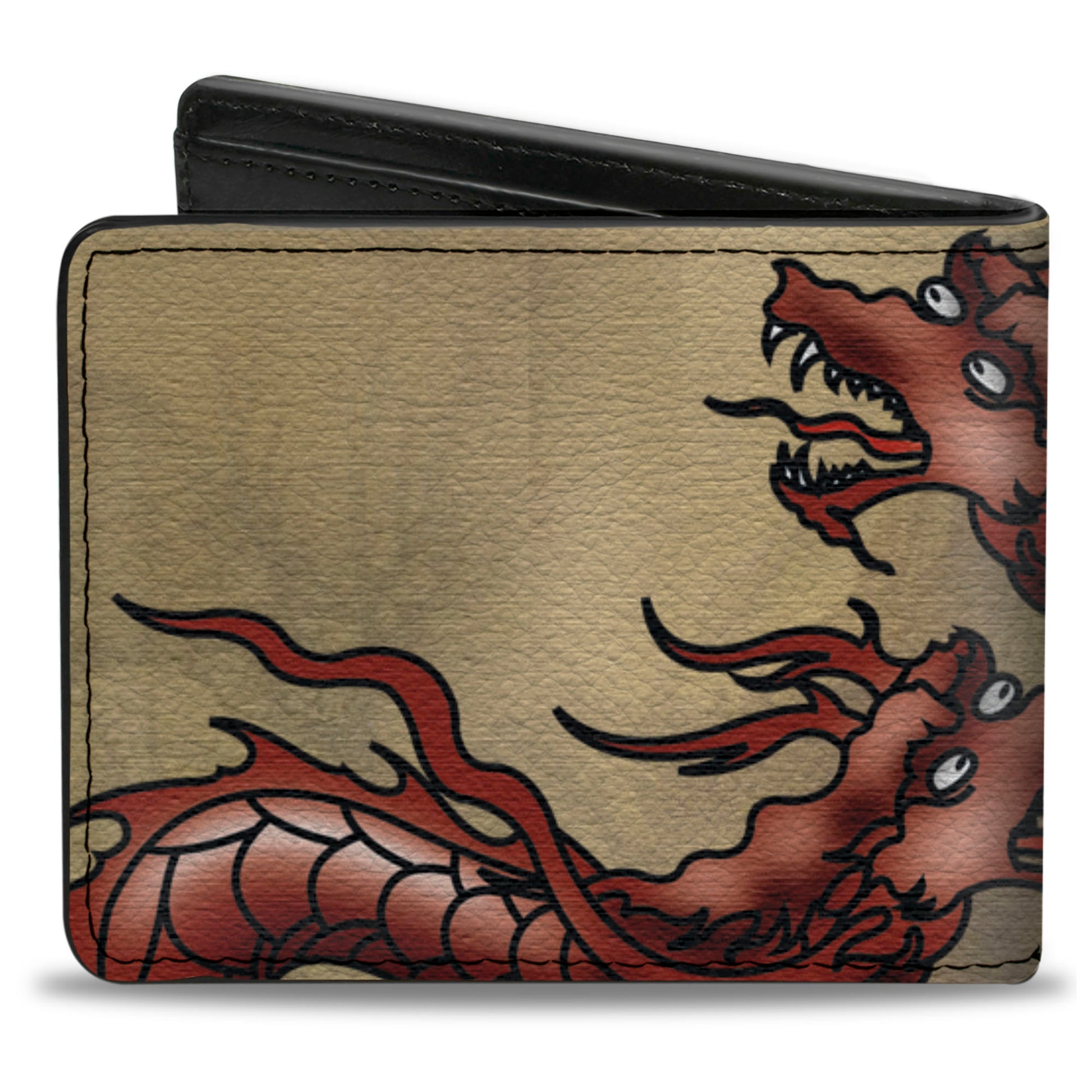 Bi-Fold Wallet - Dragons Tan Bi-Fold Wallets Buckle-Down