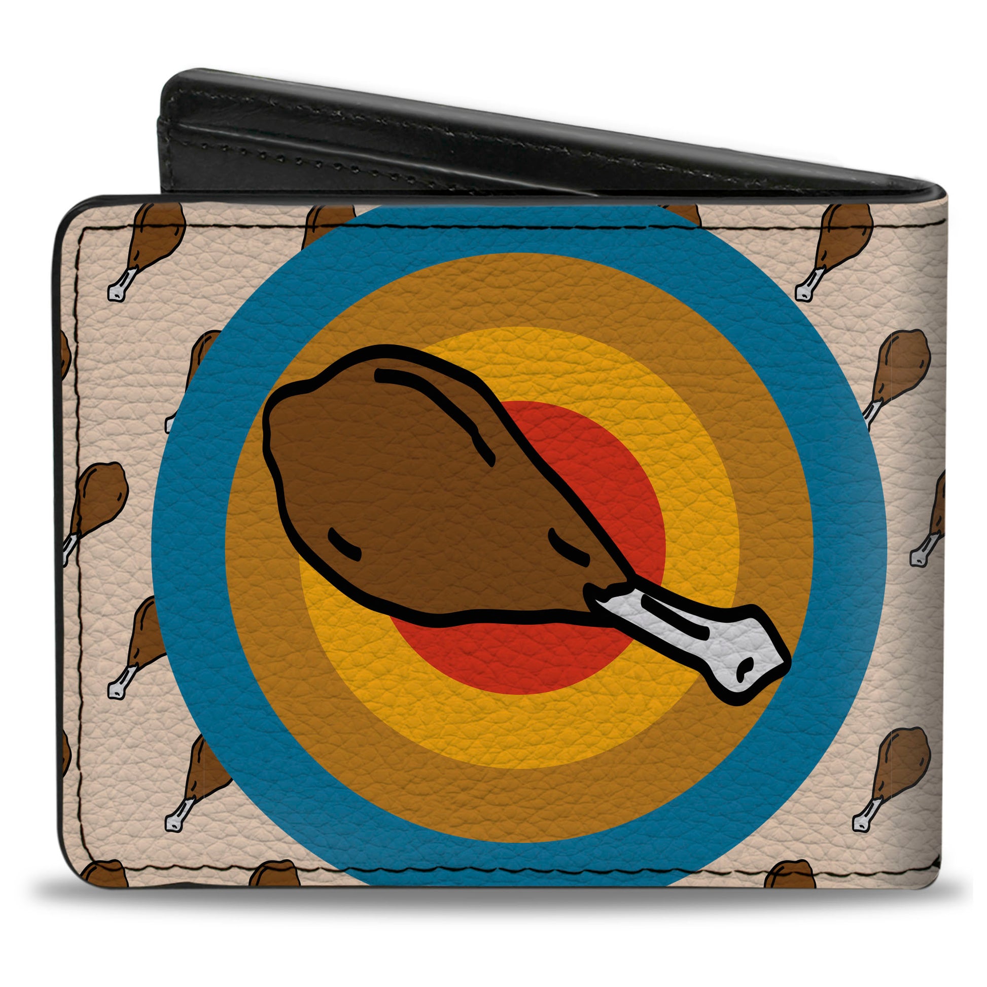 Bi-Fold Wallet - Drumstick Target Bi-Fold Wallets Buckle-Down