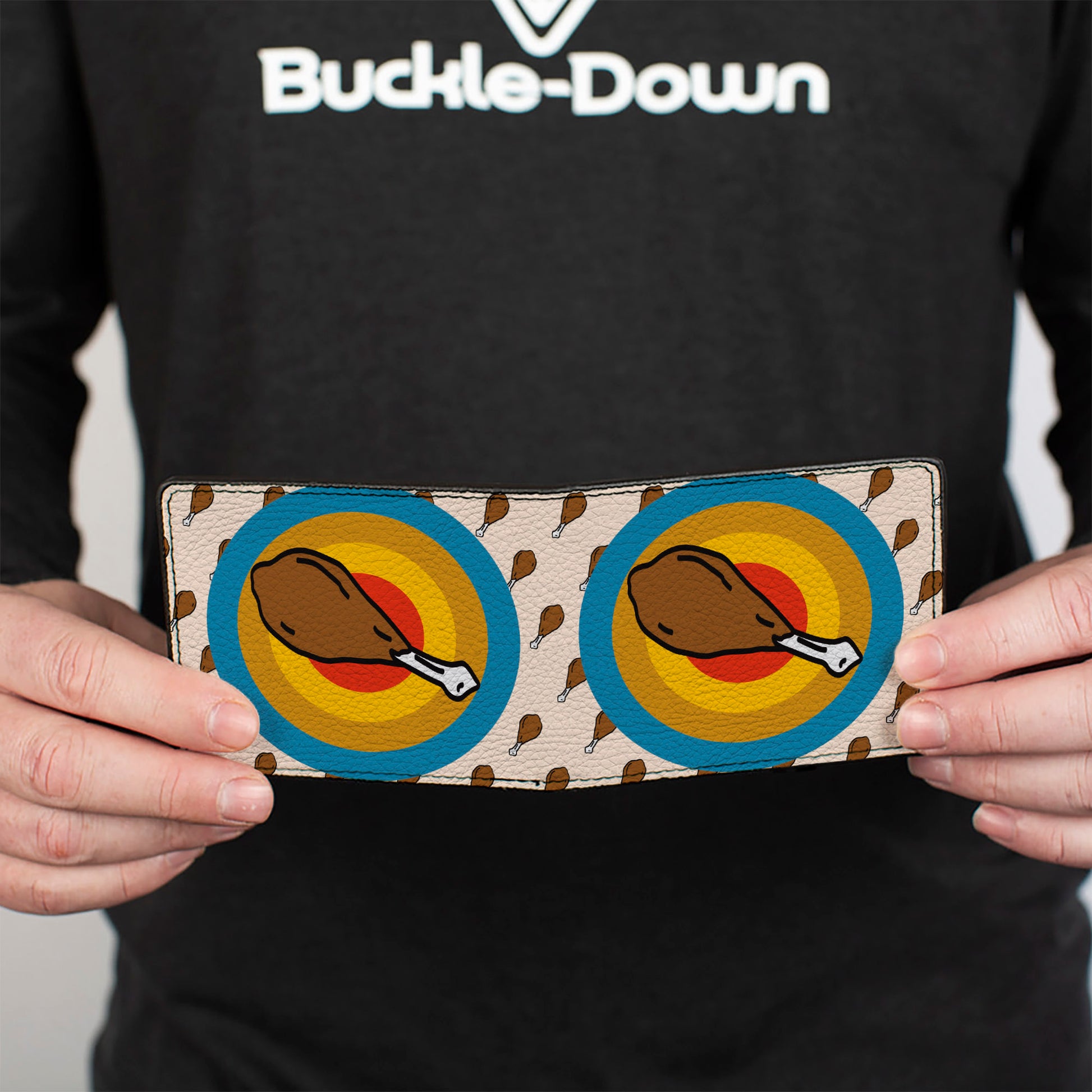 Bi-Fold Wallet - Drumstick Target Bi-Fold Wallets Buckle-Down