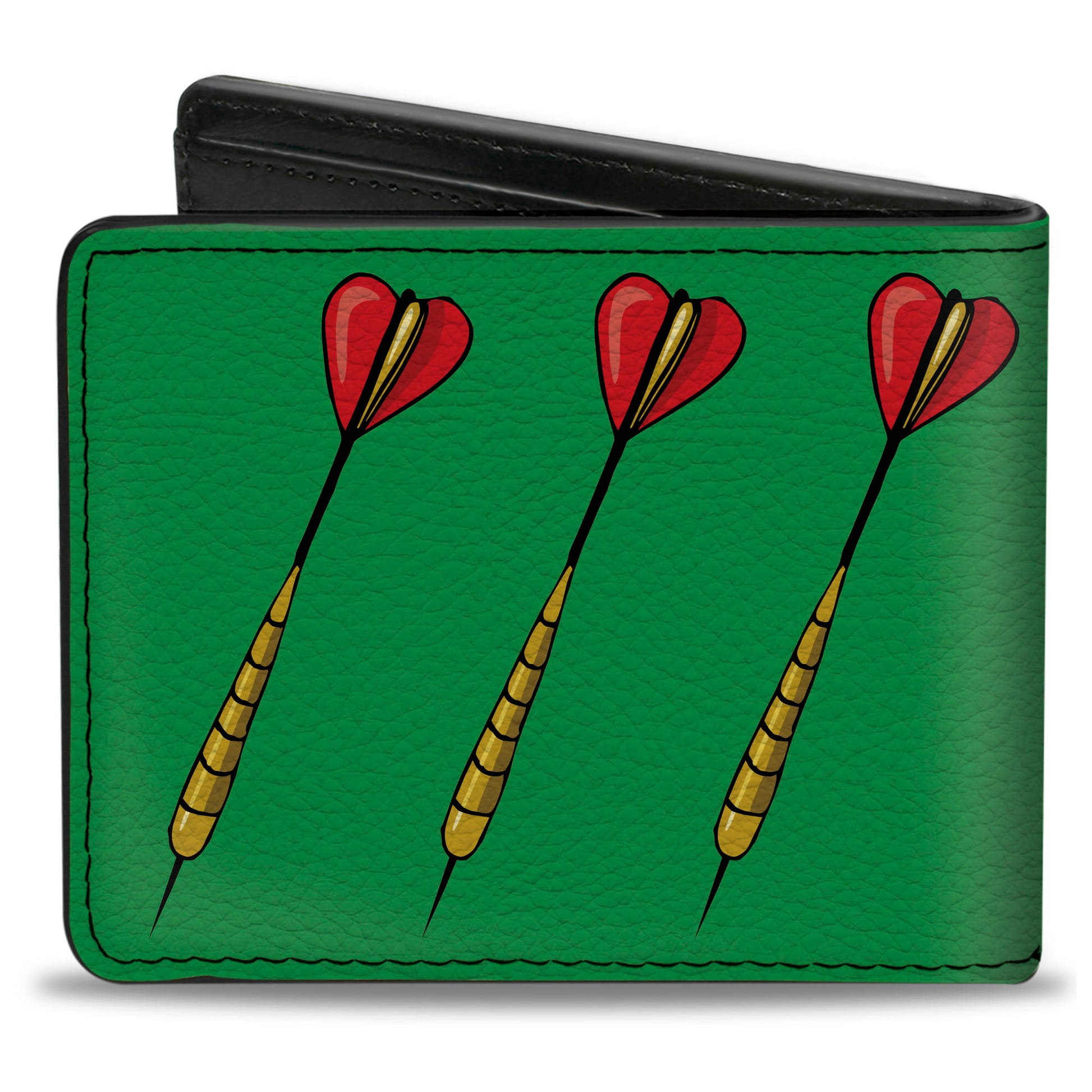 Bi-Fold Wallet - Darts Green Multi Color Bi-Fold Wallets Buckle-Down