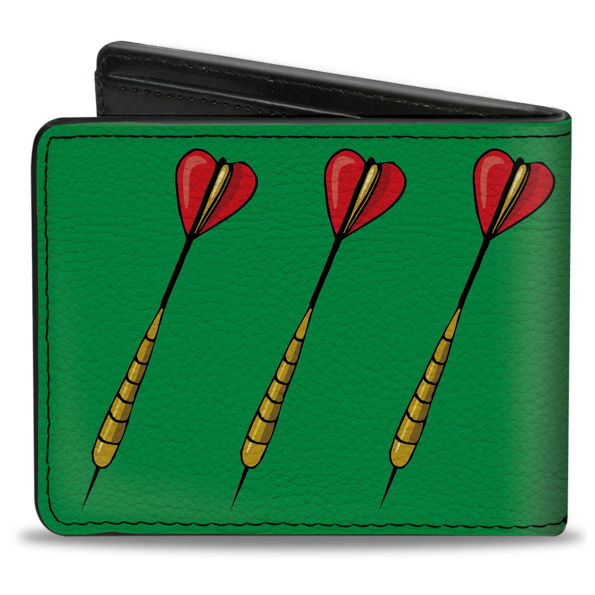 Bi-Fold Wallet - Darts Green Multi Color Bi-Fold Wallets Buckle-Down