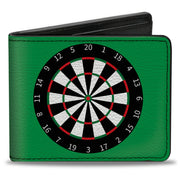 Bi-Fold Wallet - Darts Green Multi Color Bi-Fold Wallets Buckle-Down